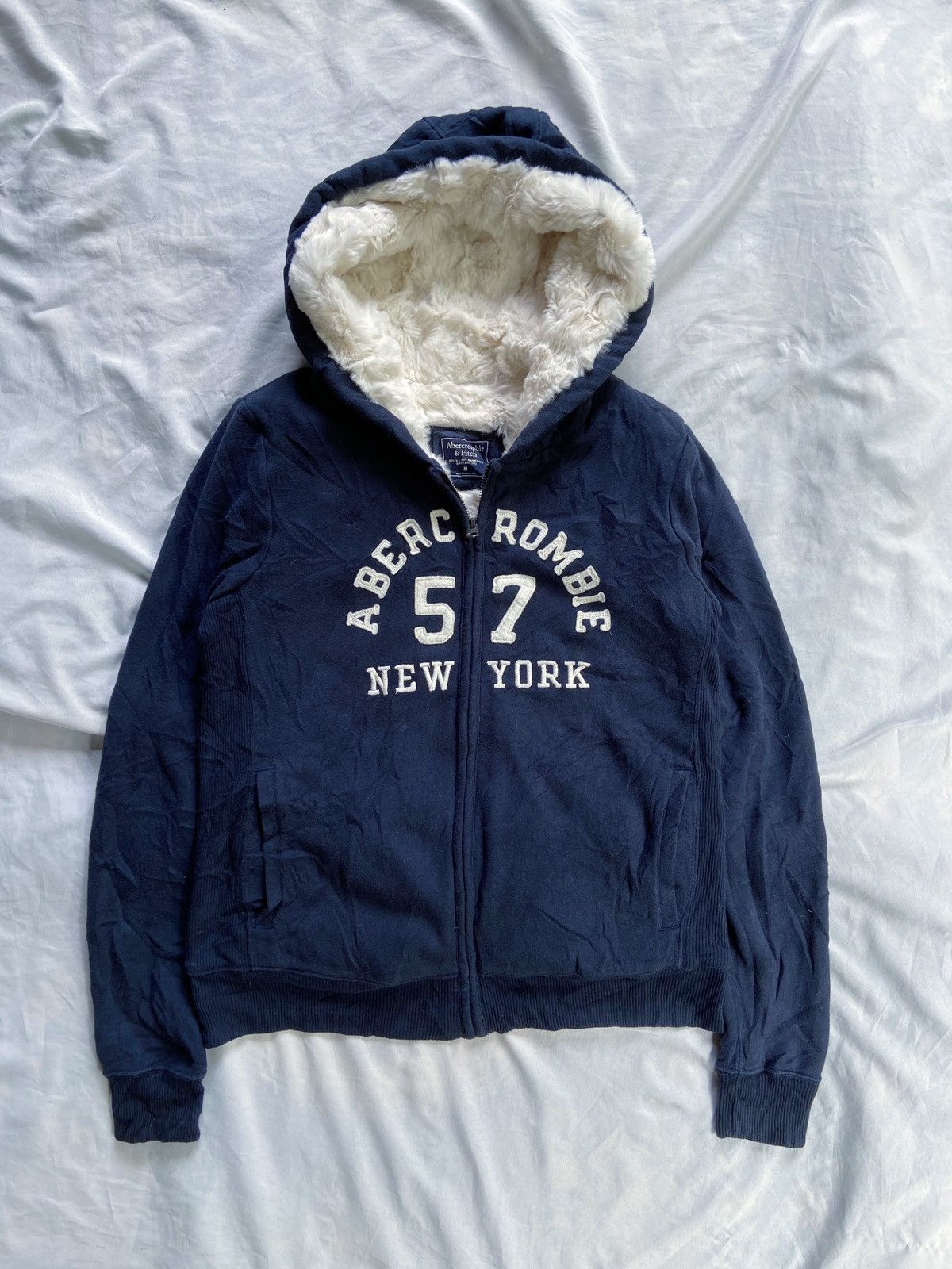 Abercrombie & Fitch ABERCOMBIE SHERPA ZIP HOODIE Size US M / EU 48-50 / 2 - 1 Thumbnail