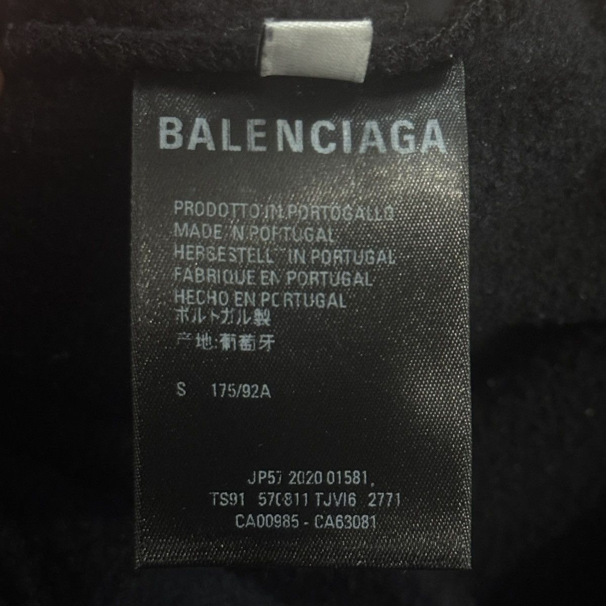 Balenciaga Balenciaga Languages Hoodie (Oversized) (FW20) Size US S / EU 44-46 / 1 - 4 Thumbnail