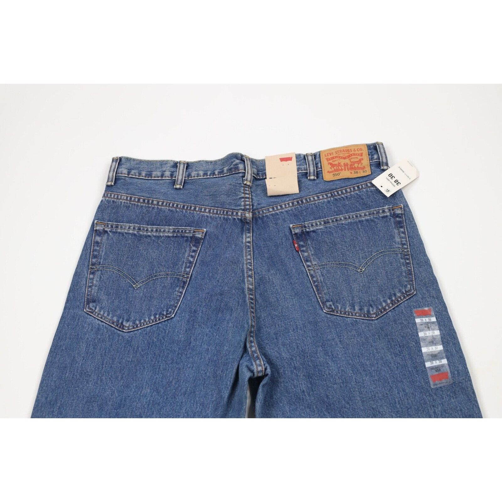 Levi's × Vintage Deadstock Vintage Y2K Levis 550 Relaxed Fit Tapered Jeans Size US 38 / EU 54 - 9 Thumbnail