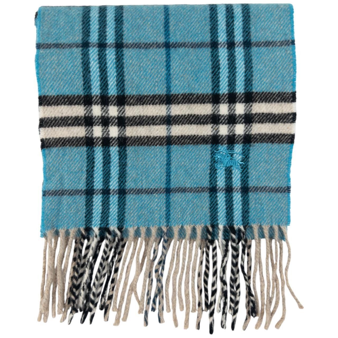 Burberry Vintage Burberry Nova Check Cashmere Tassel Scarf Size ONE SIZE - 1 Thumbnail