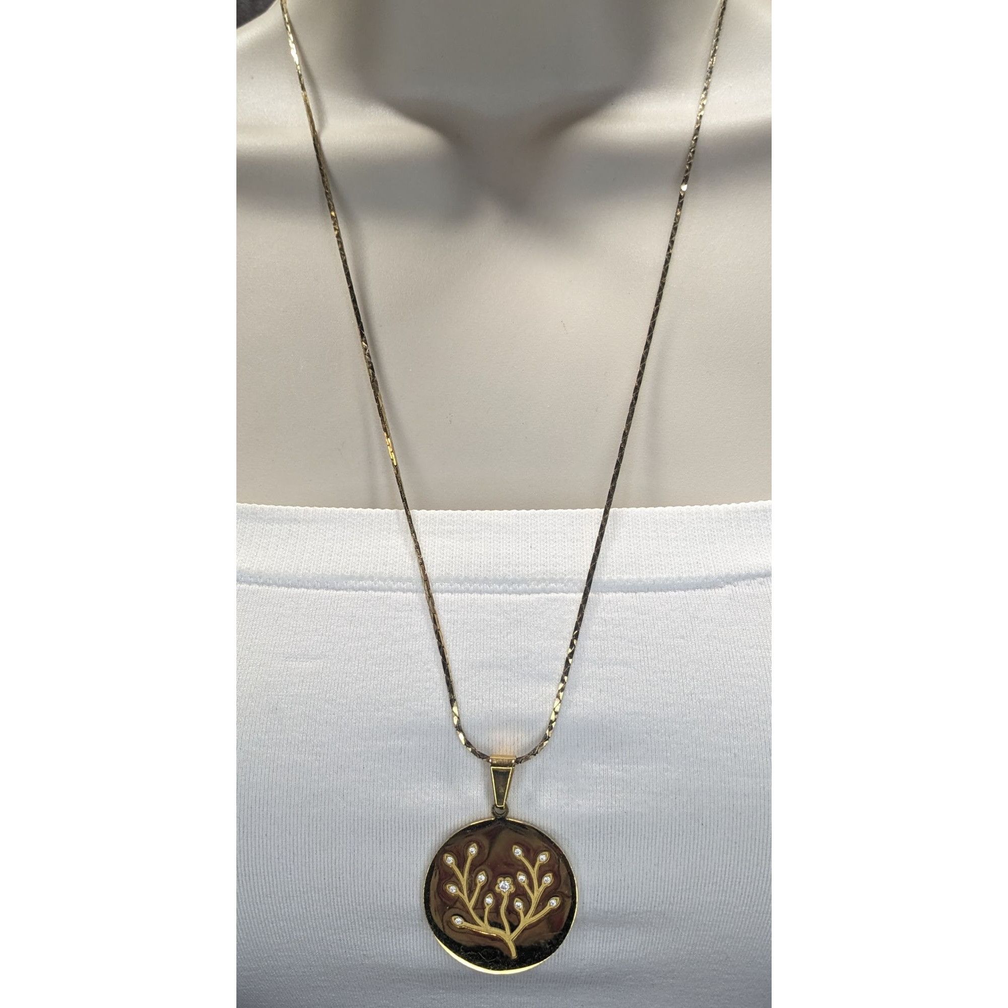 Other Steeltime Tree Of Life Pendant Stainless Steel Pendant Neckl Size ONE SIZE - 4 Thumbnail