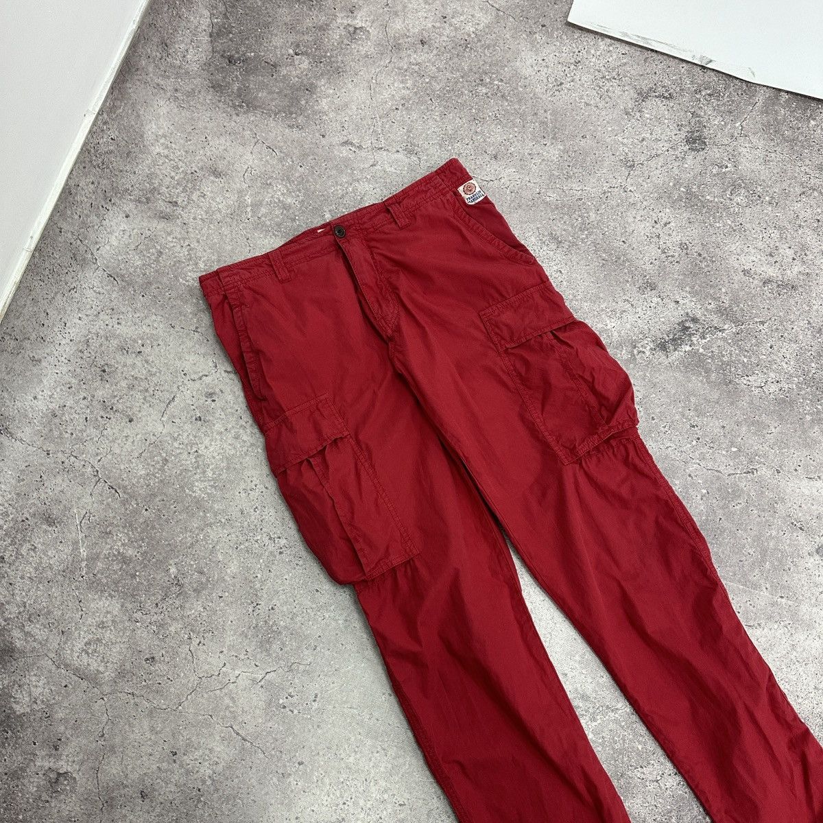 Franklin & Marshall Vintage 00s Franklin & Marshall cargo red pants jeans y2k og Size US 31 - 5 Thumbnail