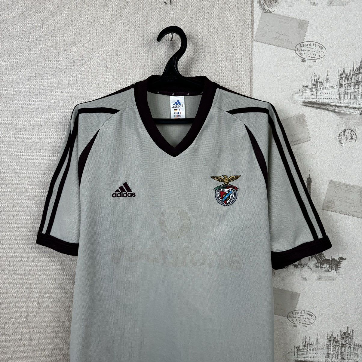 Adidas × Vintage Vintage Adidas Benfica Jersey 2001/02 Away Football Shirt L Size US L / EU 52-54 / 3 - 8 Thumbnail
