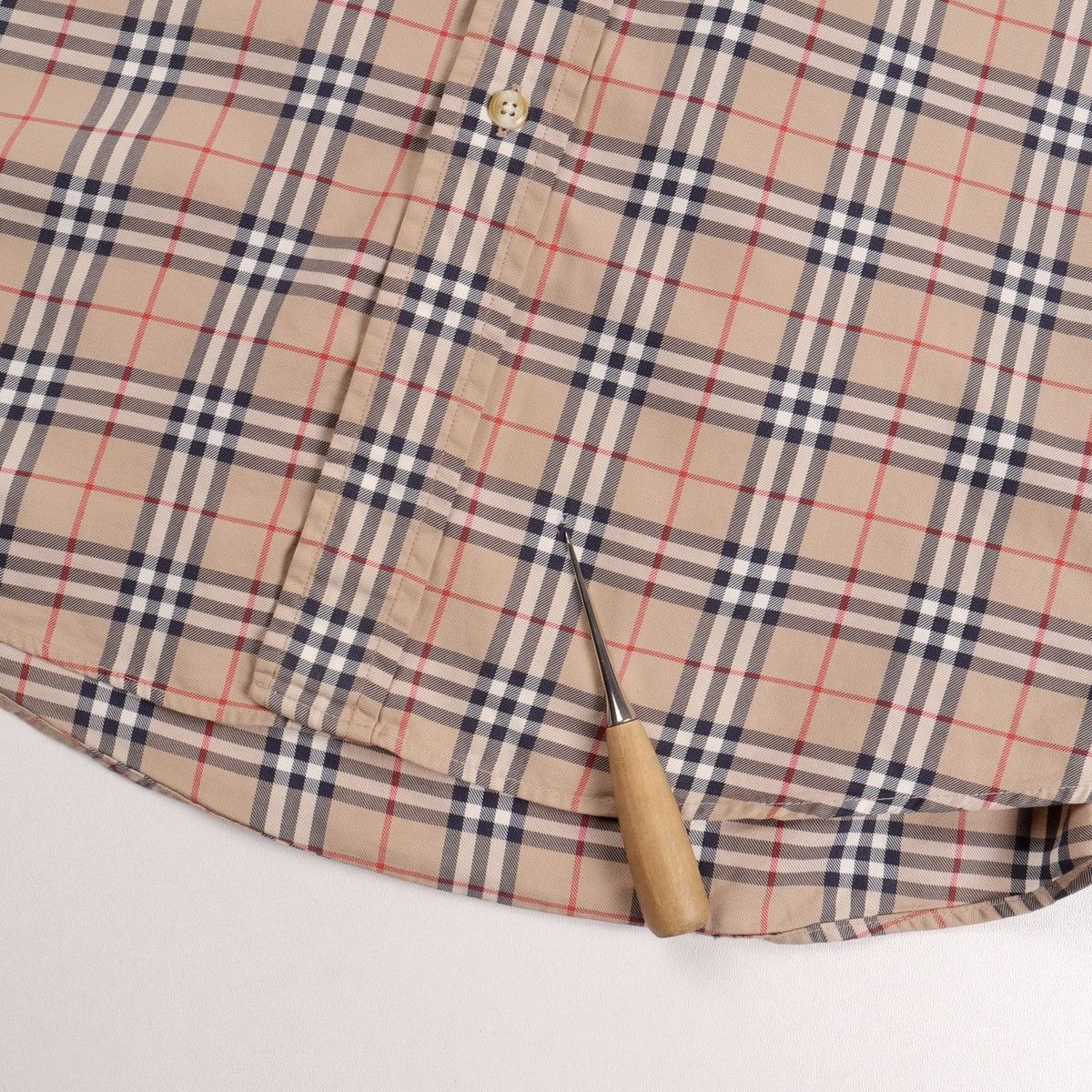 Burberry Vintage BURBERRY Nova Check Long Sleeve Shirt Made In USA Size US L / EU 52-54 / 3 - 16 Thumbnail