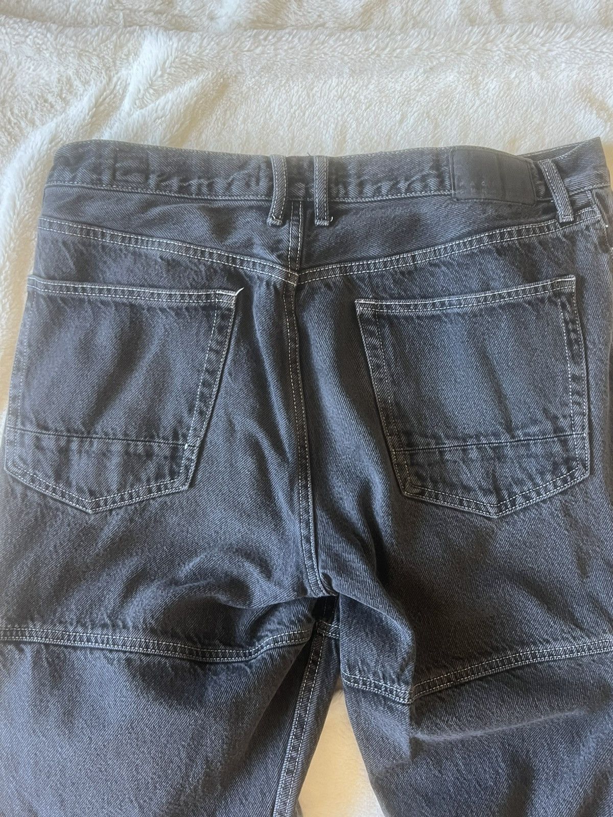 Pacsun × Vintage Black cargo/double knee pants Size US 36 / EU 52 - 6 Thumbnail