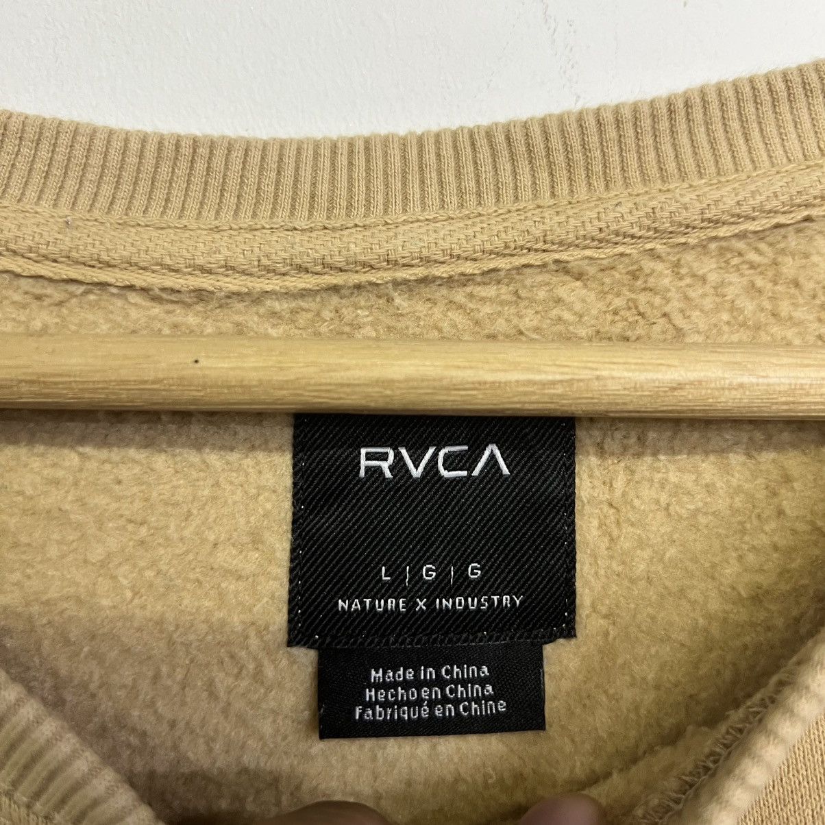 RVCA RVCA Balanced Crew neck Embriodery Logo Loose Fit Sweatshirt Size US L / EU 52-54 / 3 - 8 Thumbnail