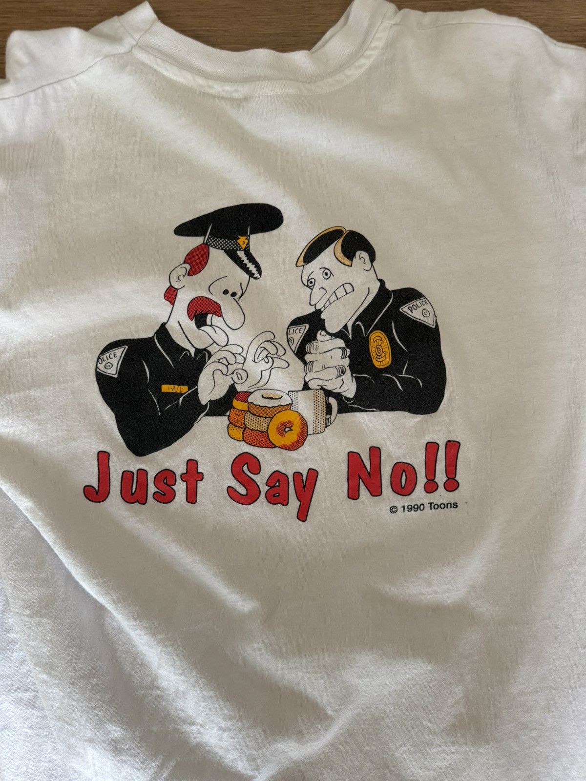 Vintage Vintage Just Say No! Shirt Size US XL / EU 56 / 4 - 2 Thumbnail