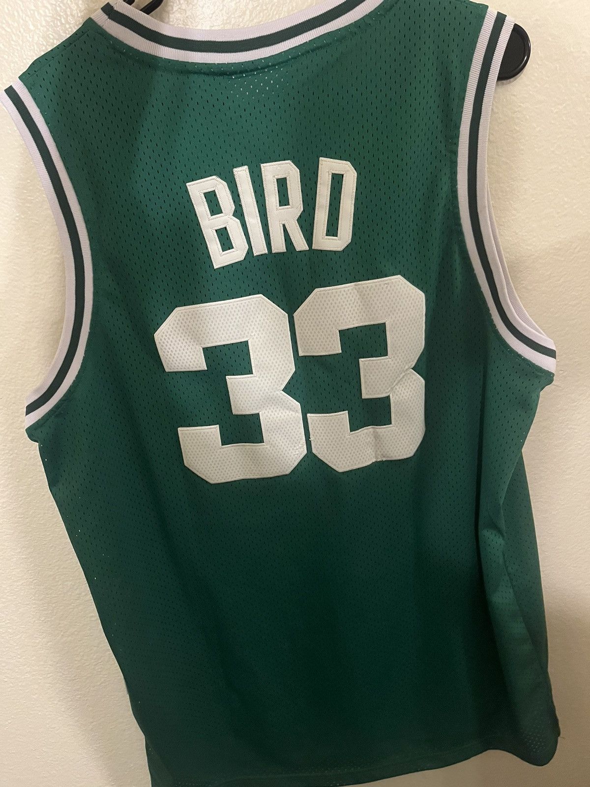 Adidas Vintage Larry Bird jersey Size US L / EU 52-54 / 3 - 2 Thumbnail