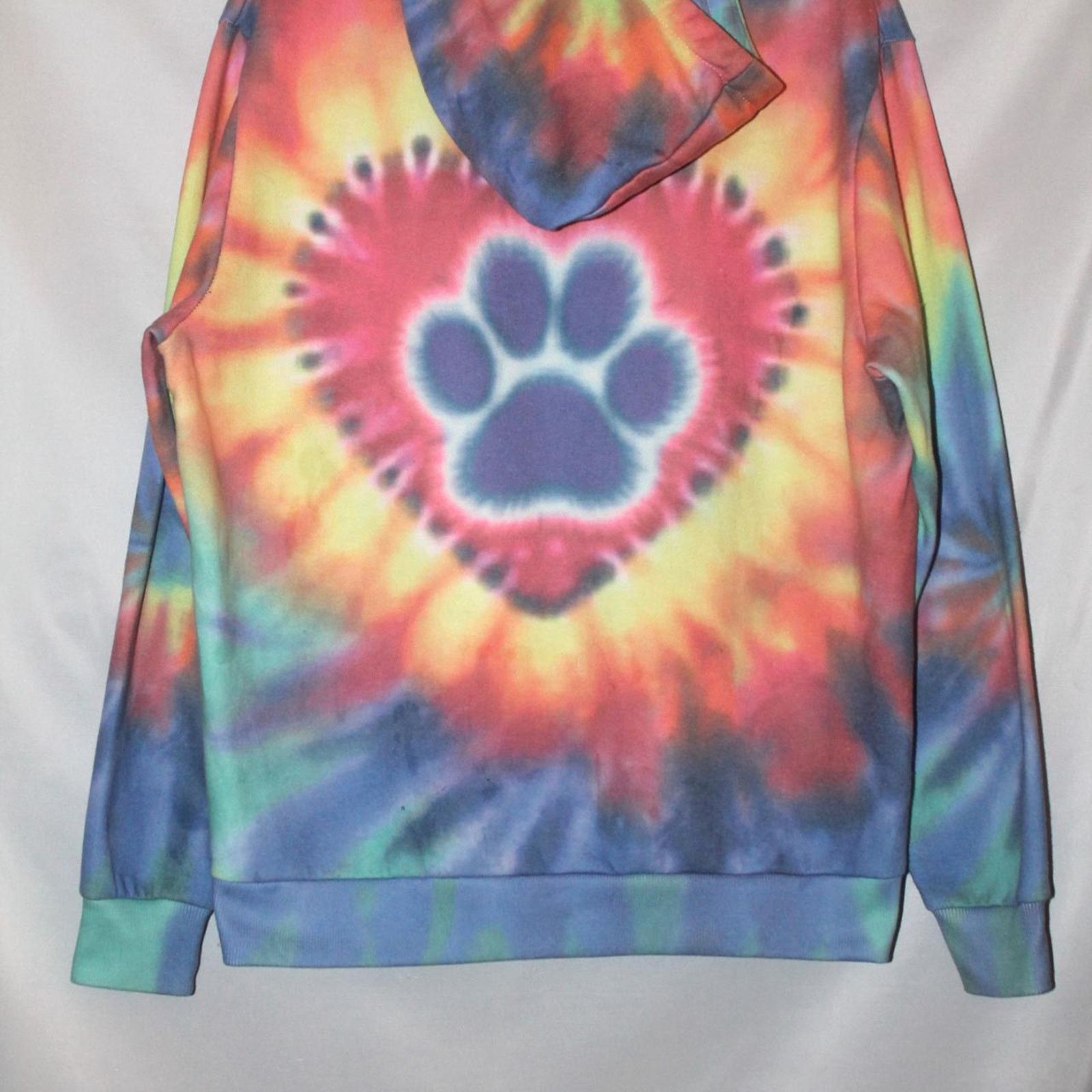 Other The Animal Rescue site tie-dye paw print hoodie - size L Size US L / EU 52-54 / 3 - 3 Thumbnail