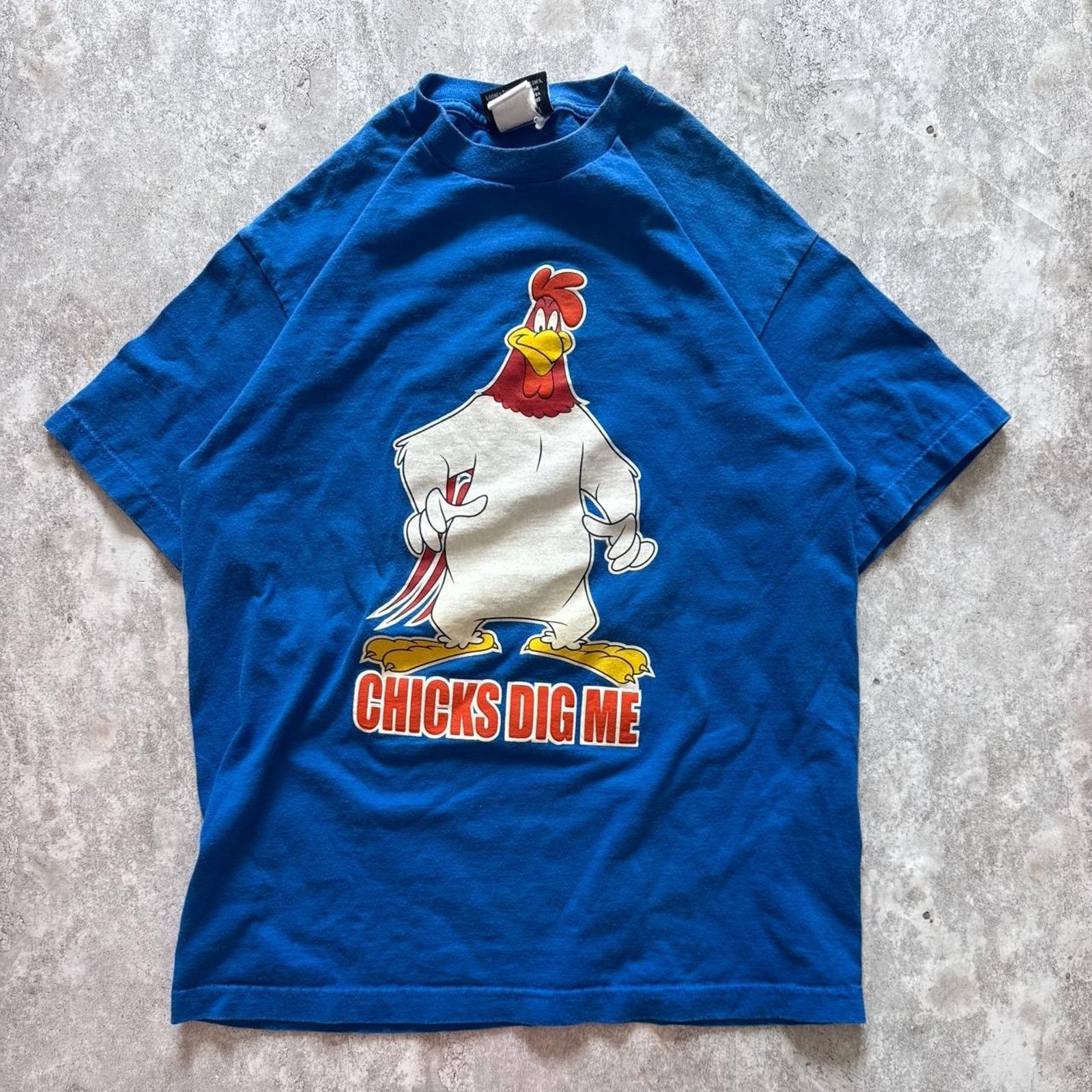 Warner Bros Vintage 90s Looney Tunes Foghorn Leghorn T-Shirt Size Medium Size US M / EU 48-50 / 2 - 1 Thumbnail