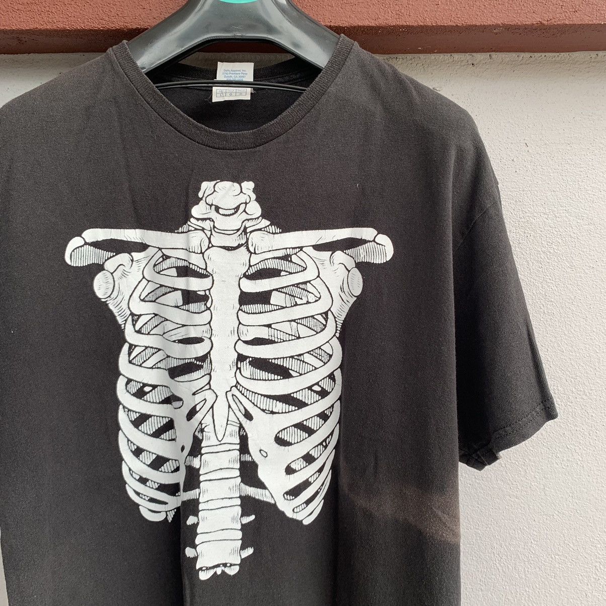 Japanese Brand Skeleton Tee Inspired Kapital Number Nine Tee Thrashed Faded Size US L / EU 52-54 / 3 - 2 Thumbnail