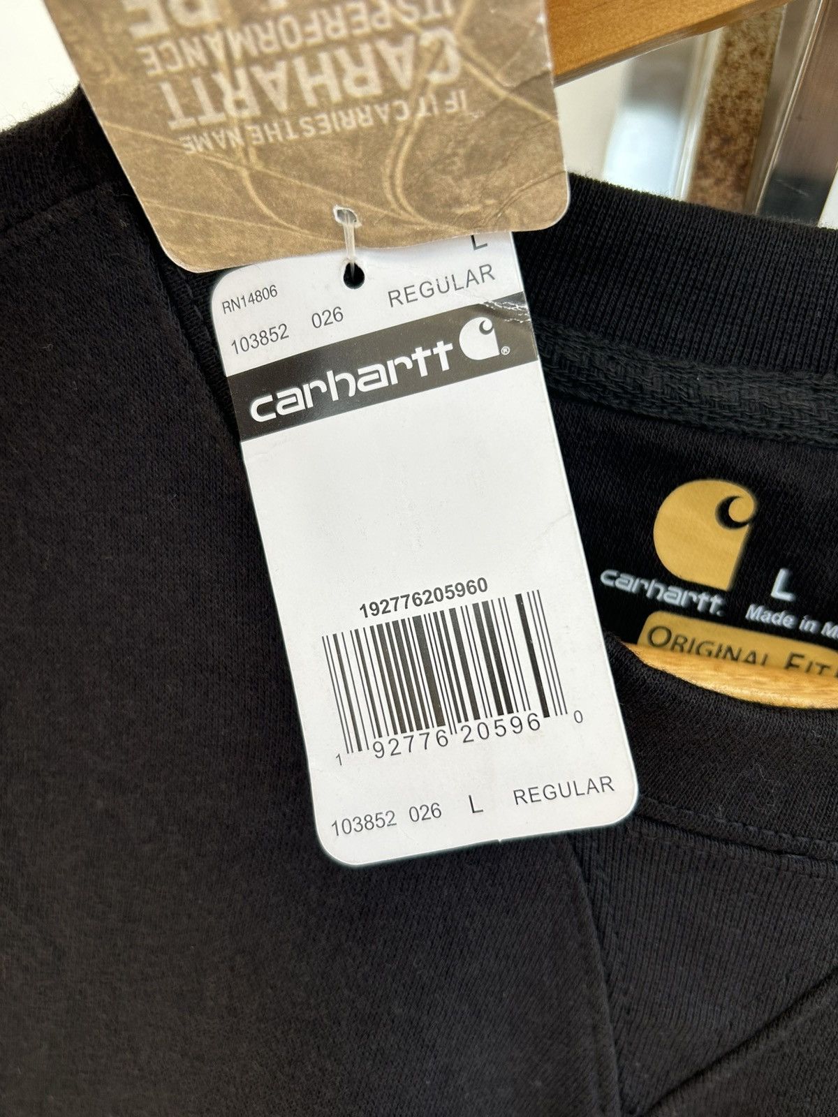 Carhartt Carhartt NWT Sweatshirt Pocket Logo Black Size US L / EU 52-54 / 3 - 4 Thumbnail