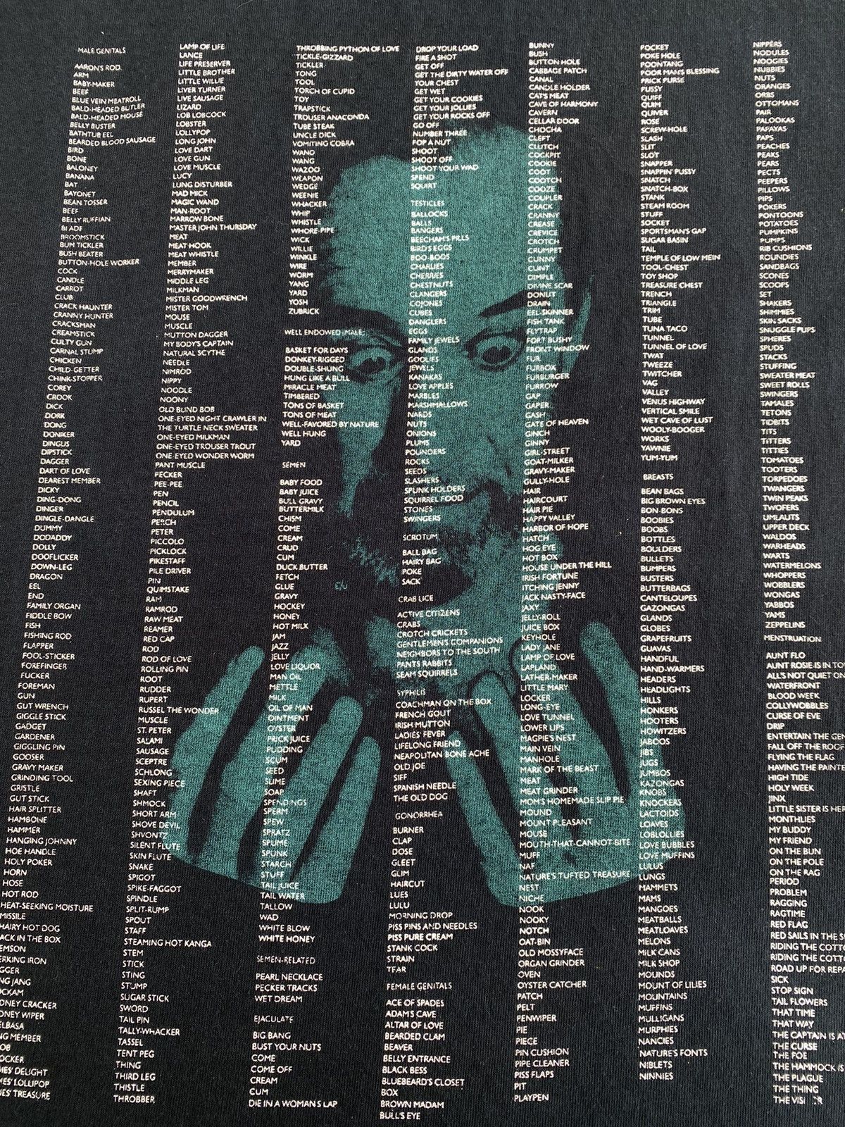 Vintage Vintage GEORGE CARLIN 2000 DIRTY WORDS AND IMPOLITE PHRASES Size US XL / EU 56 / 4 - 5 Thumbnail