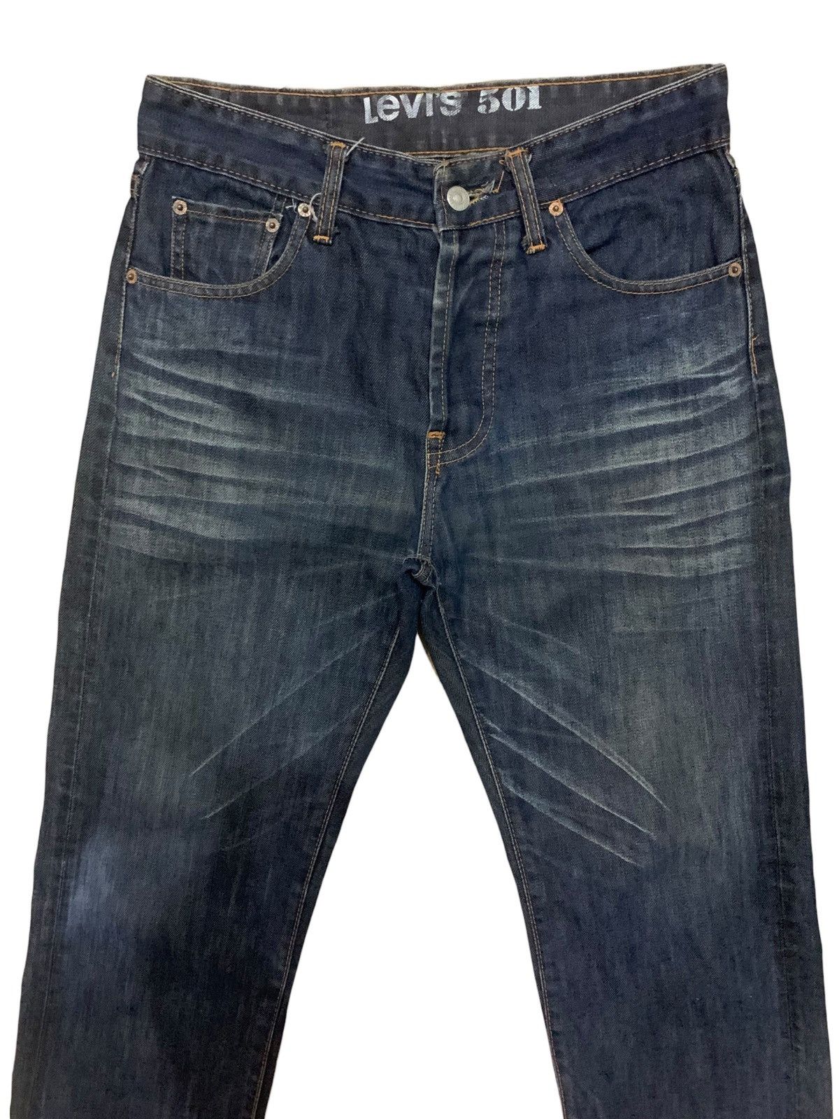 Levi's × Levi's Vintage Clothing Vintage 80s Levis 501 ButtonFly Dark Wash Jeans Size US 31 - 4 Thumbnail