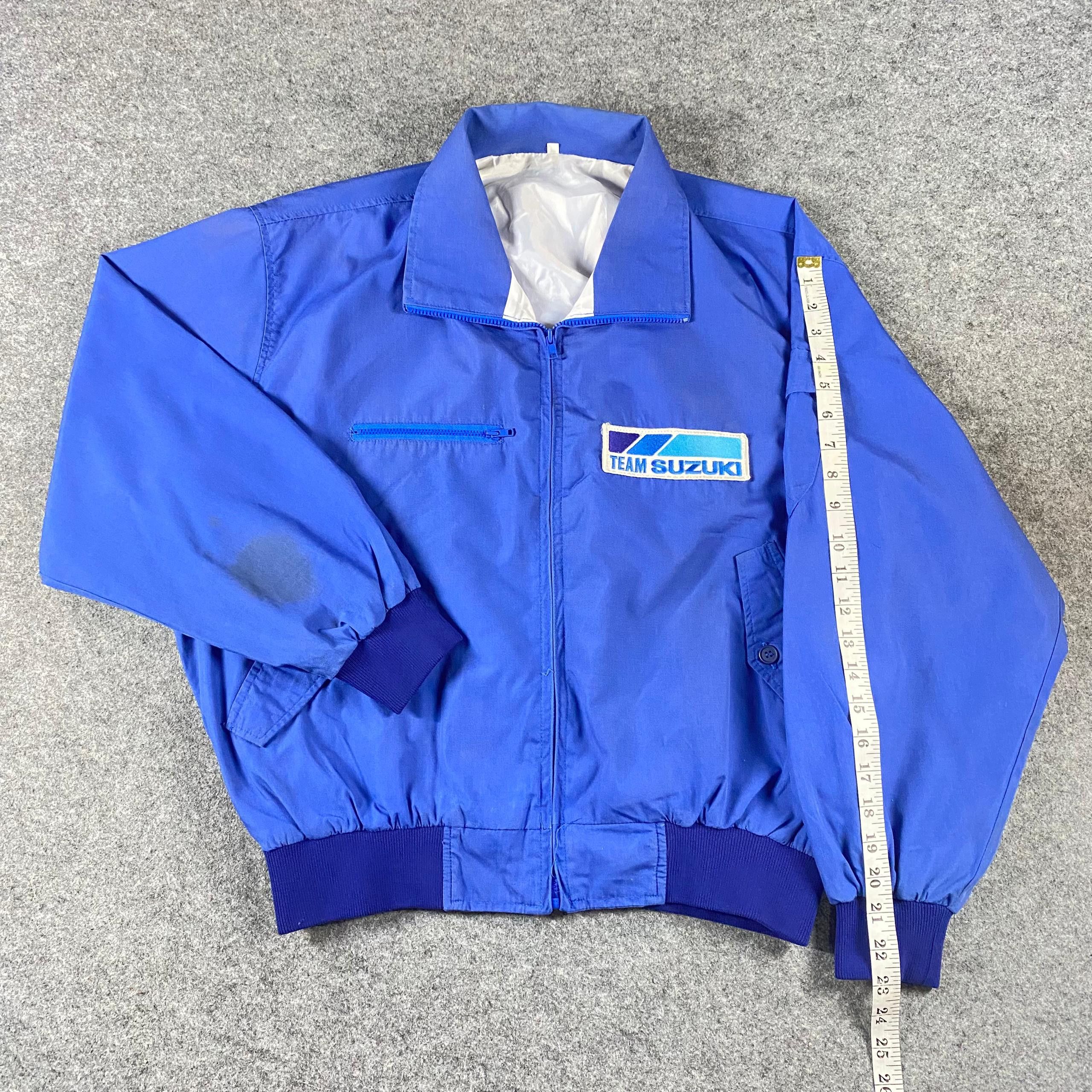 Japanese Brand Vintage 90s Suzuki Team Motorcycles Racing Jacket Size US L / EU 52-54 / 3 - 7 Thumbnail