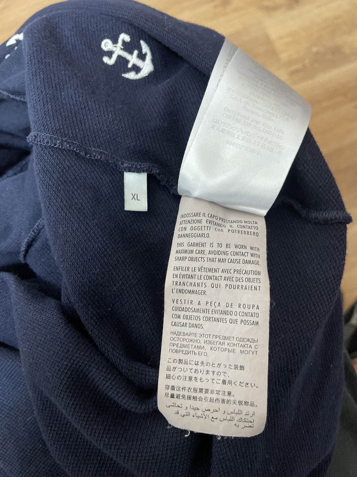 Gucci Gucci polo with anchor Size US XL / EU 56 / 4 - 13 Thumbnail