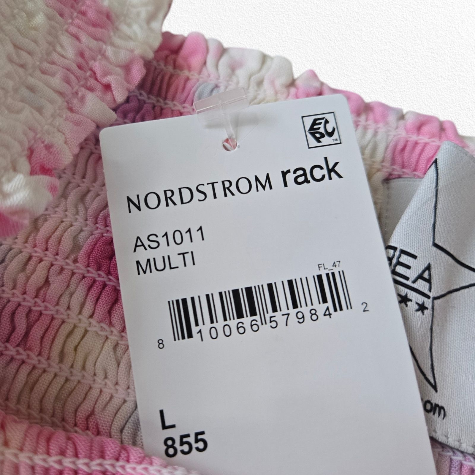 Other Pink White Tie Dye Off the Shoulder Dress Size Large Size L / US 10 / IT 46 - 6 Thumbnail