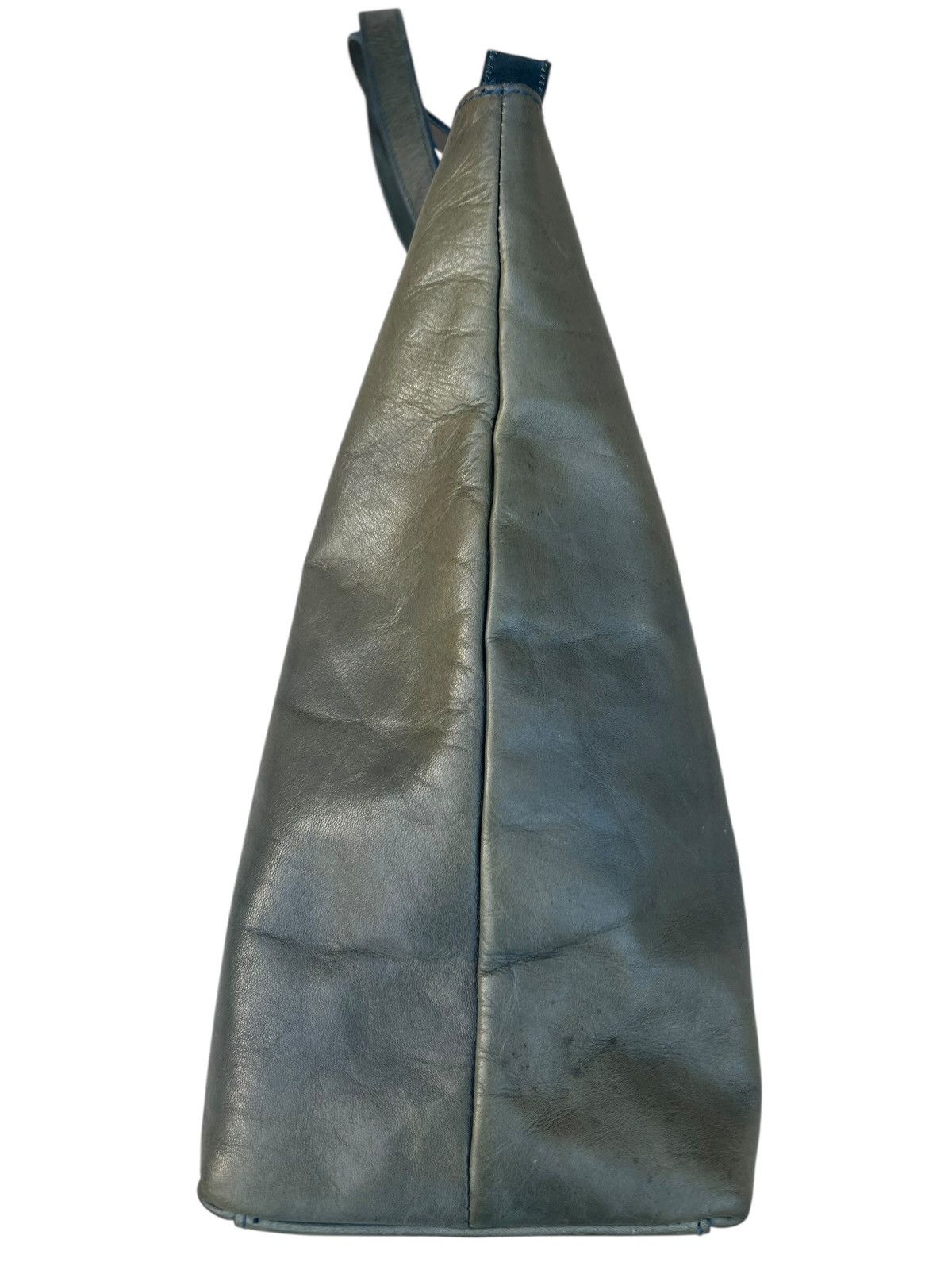 Tete Homme Tete Homme Japan Faded Patina All Leather Tote Bag Size ONE SIZE - 13 Thumbnail