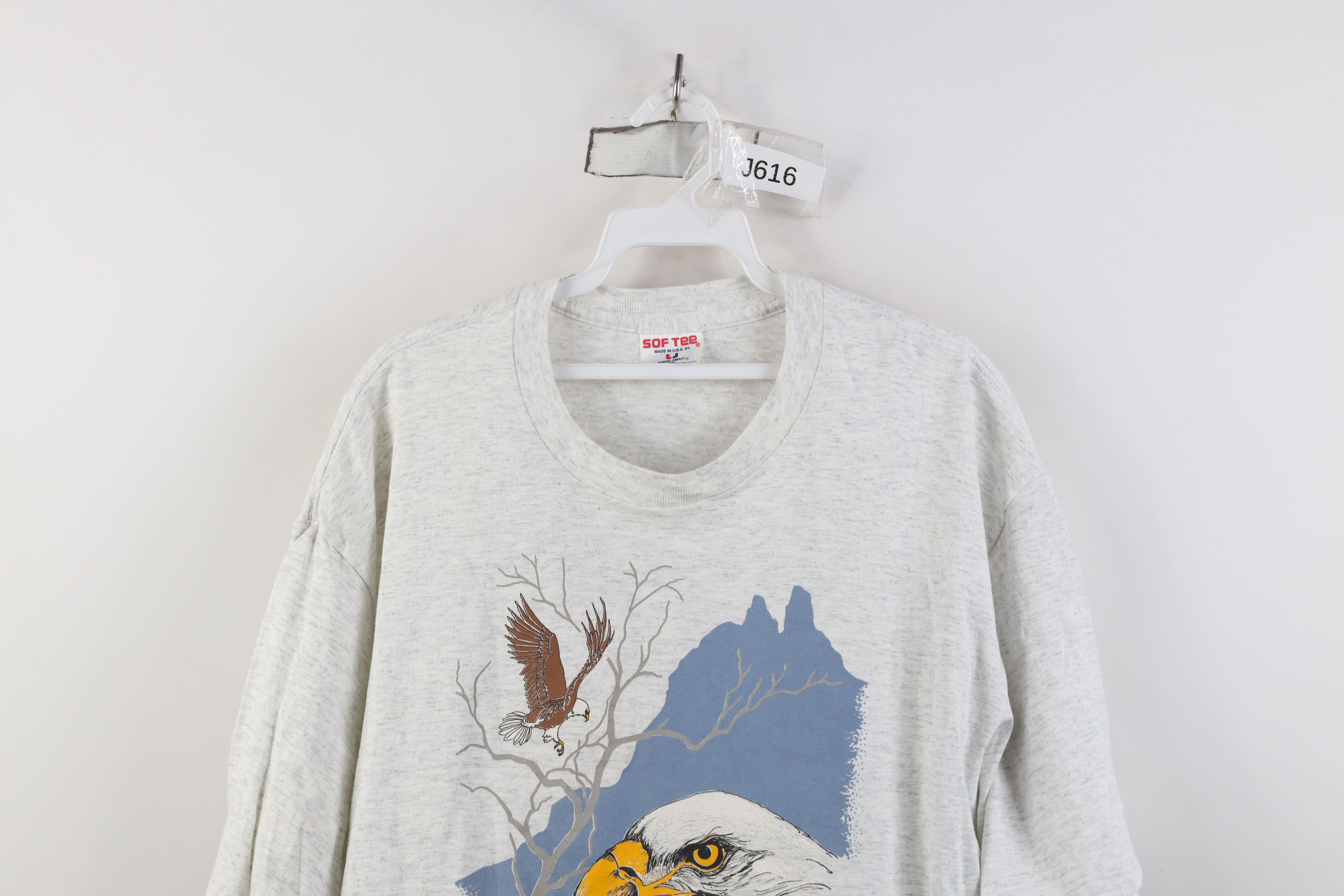 Vintage Vintage 90s Streetwear Canyon Eagle Short Sleeve T-Shirt USA Size US XXL / EU 58 / 5 - 2 Thumbnail