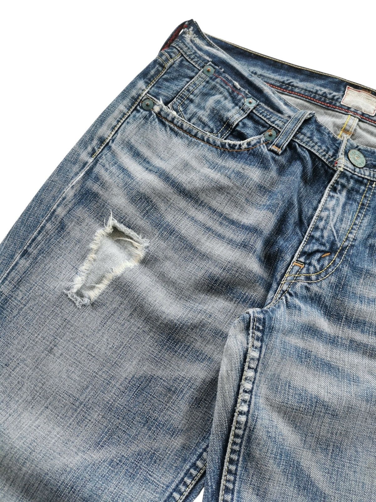 Levi's Womens Vintage Levis Redloop Flare Jeans Style Vibes LGB Size 32" / US 10 / IT 46 - 7 Thumbnail