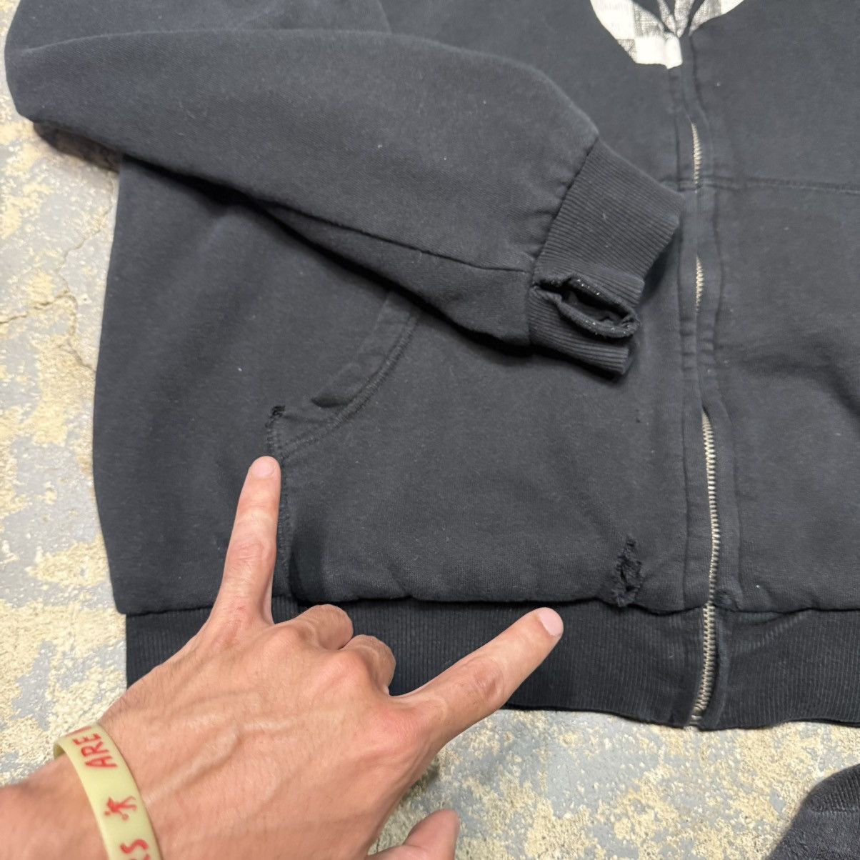 Volcom Vintage Volcom Furry Fuzzy Black Graphic 90s Zip Up Hoodie Size US L / EU 52-54 / 3 - 6 Thumbnail