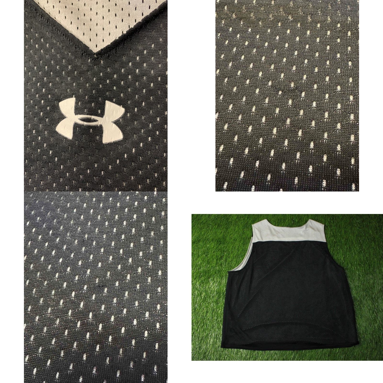 Under Armour UNDER ARMOUR Men Vest Shirt Double-Sided Training Base Layer 2017 XXXL White and Black CrossFit Short Sleeve 100% Polyester Size US XXL / EU 58 / 5 - 9 Thumbnail