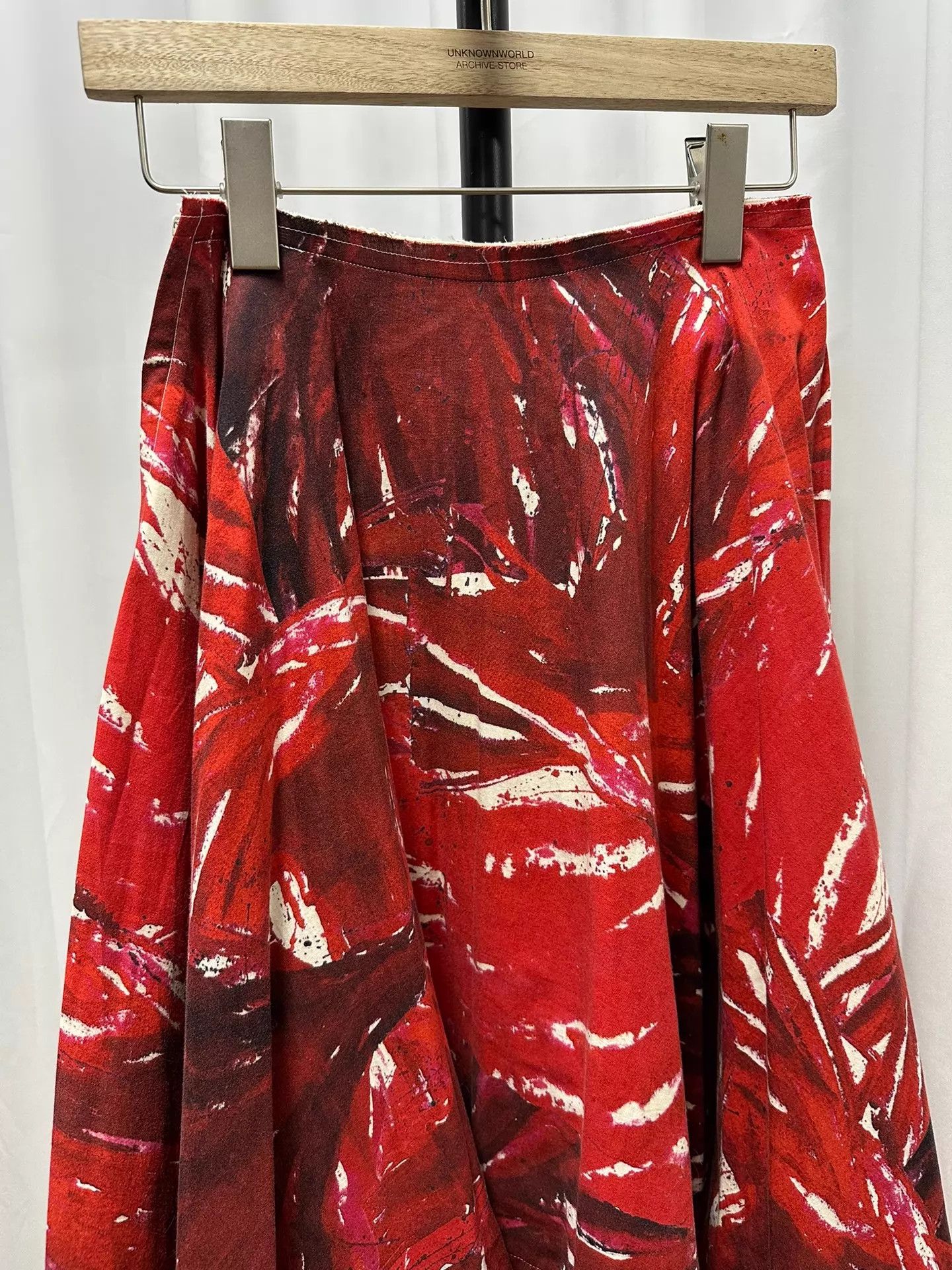 Comme des Garcons Comme des Garcons 15ss Blood Rose Skirt Women's S Size 26" / US 2 / IT 38 - 2 Thumbnail
