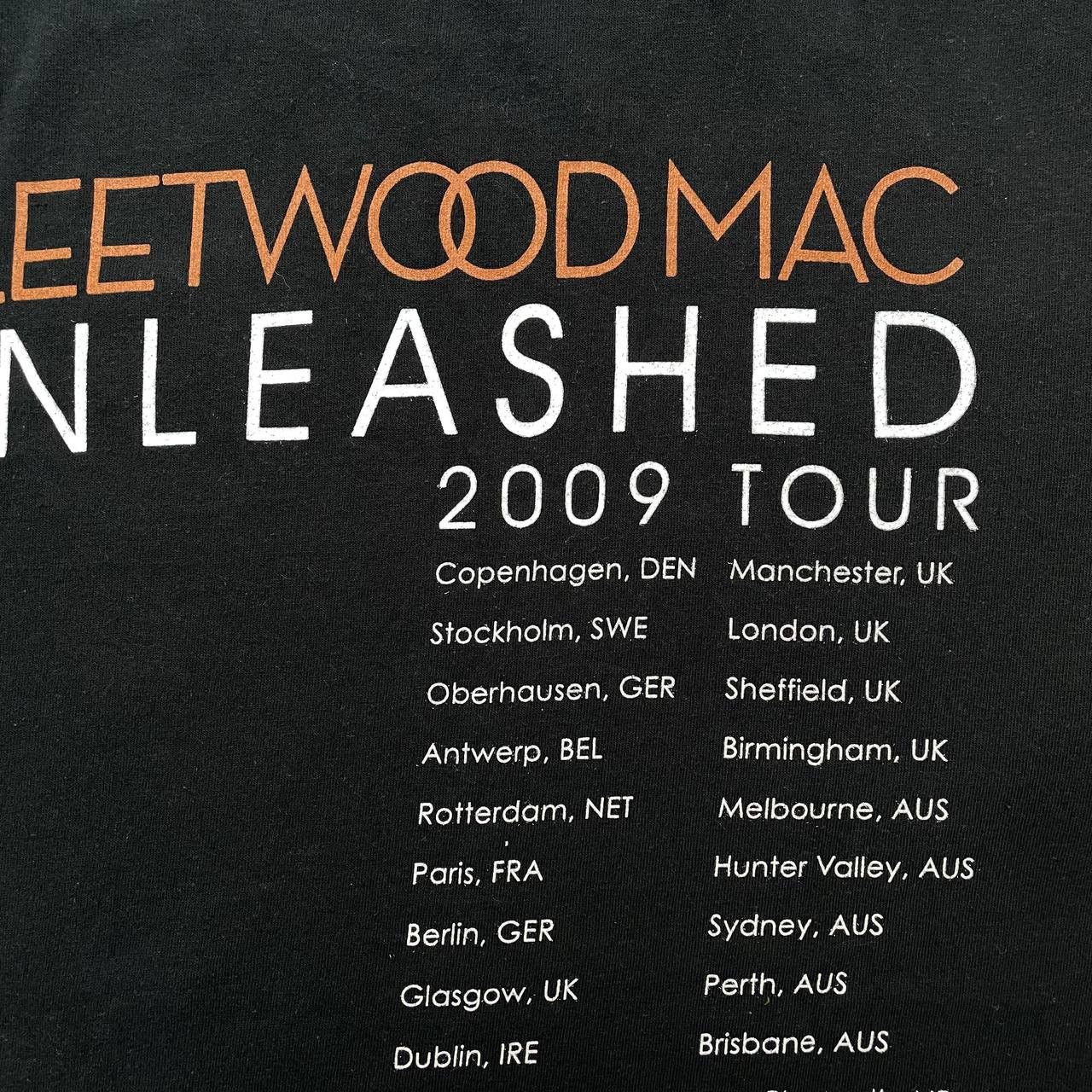 Band Tees Fleetwood Mac Unleashed 2009 Tour T Shirt Size US L / EU 52-54 / 3 - 17 Thumbnail