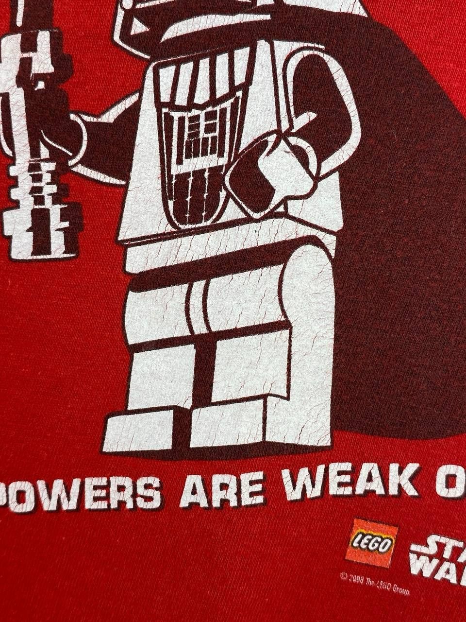 LEGO Vintage Star Wars "Your Powers Are Weak" Lego 2008 Tee Size US M / EU 48-50 / 2 - 10 Thumbnail