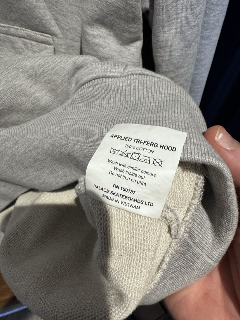 Palace Palace Tri Lenticular Hoodie - Marl Grey Size US XL / EU 56 / 4 - 8 Thumbnail