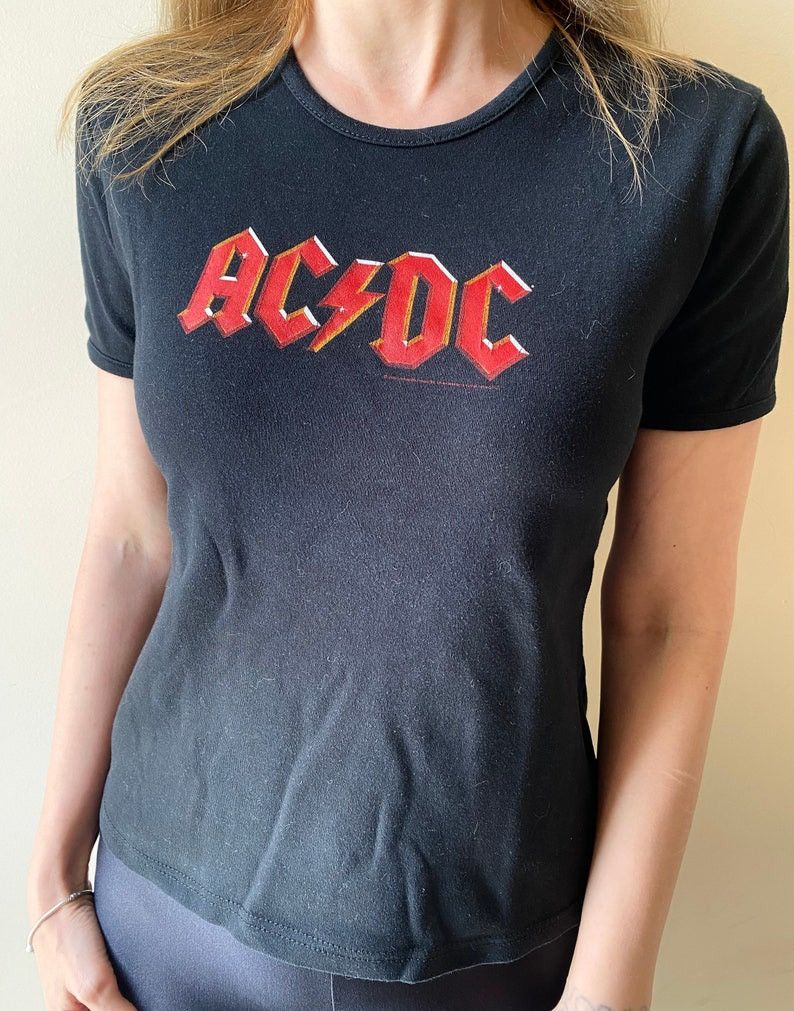 AC/DC Vintage 00's AC/DC T-shirt Size L / US 10 / IT 46 - 1 Thumbnail