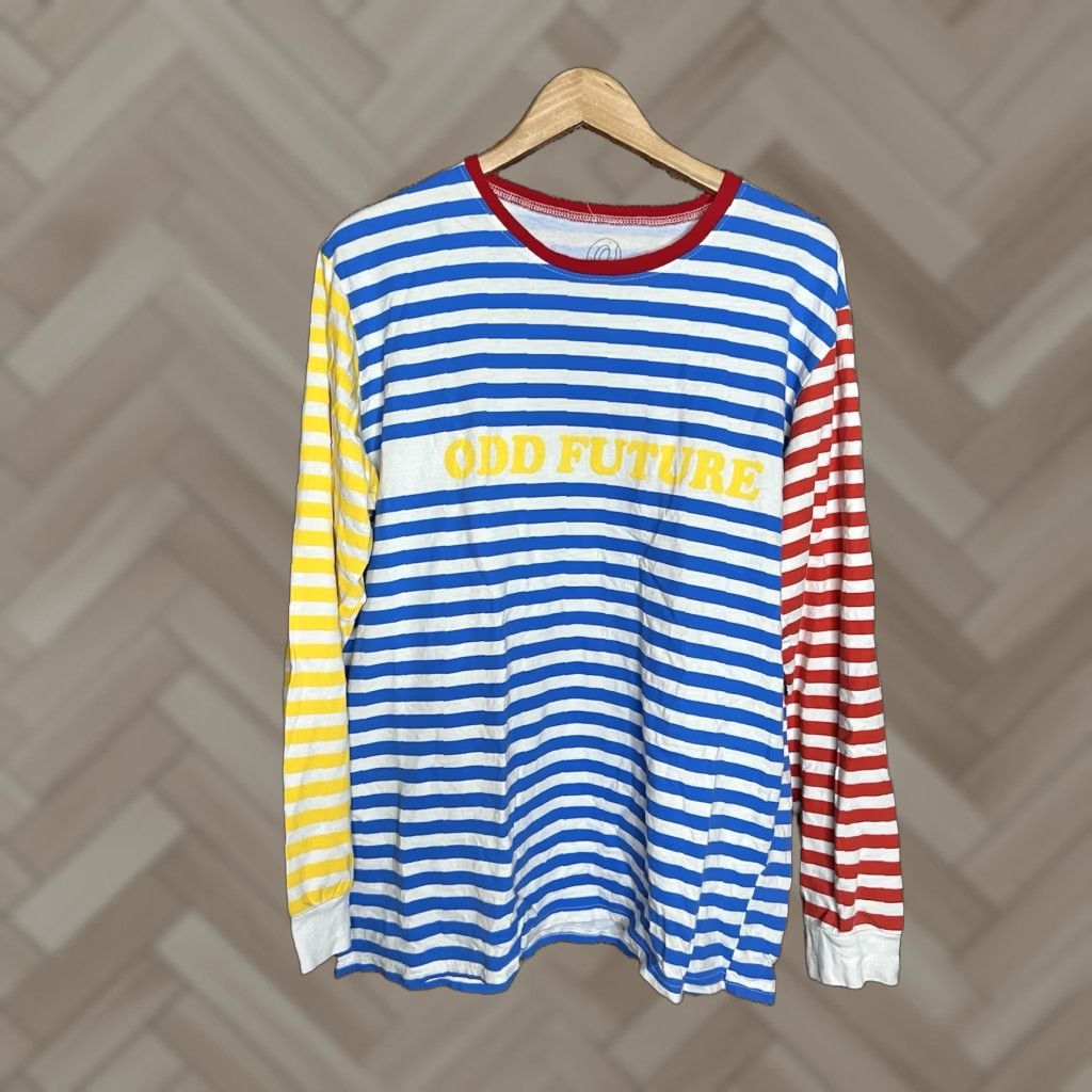 Odd Future Odd Future Mens Multicolor Striped Long Sleeve T-Shirt Size L Size US L / EU 52-54 / 3 - 1 Thumbnail