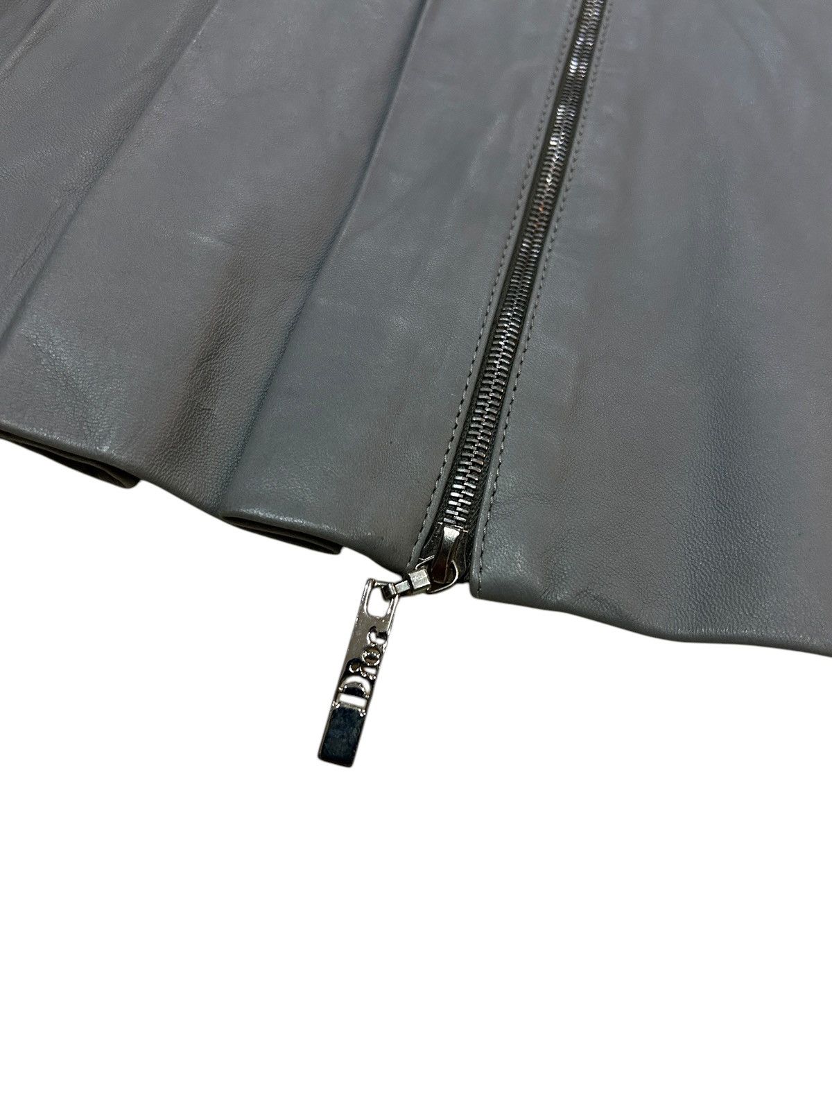 Dior F/W 04 Hardcore Zip Leather Skirt Size 27" / US 4 / IT 40 - 7 Thumbnail