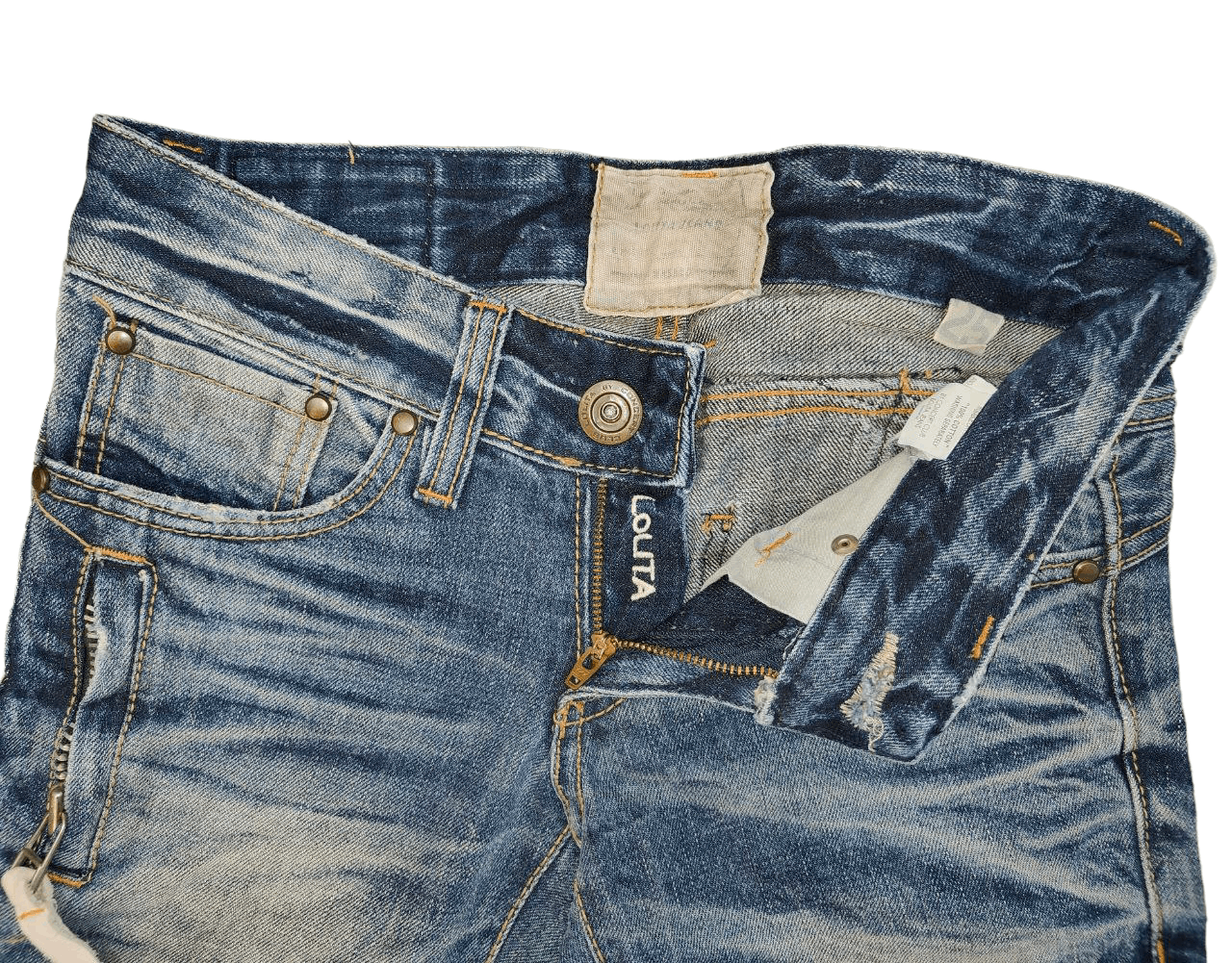 Japanese Brand Lolita Flare denim Size 29" - 4 Thumbnail
