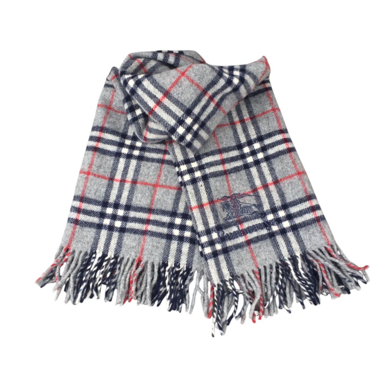 Burberry × Vintage Vintage Burberrys Scarf Wool Cashmere Scarves Size ONE SIZE - 2 Thumbnail