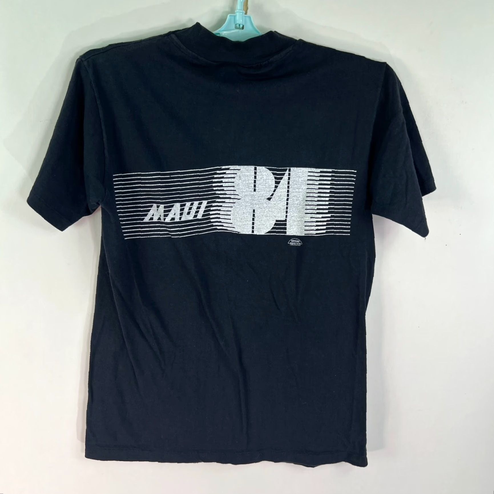 Hanes VINTAGE Hanes Maui 84 Surf T-Shirt Adult M Blue Single Stitch Mens Size US M / EU 48-50 / 2 - 4 Thumbnail