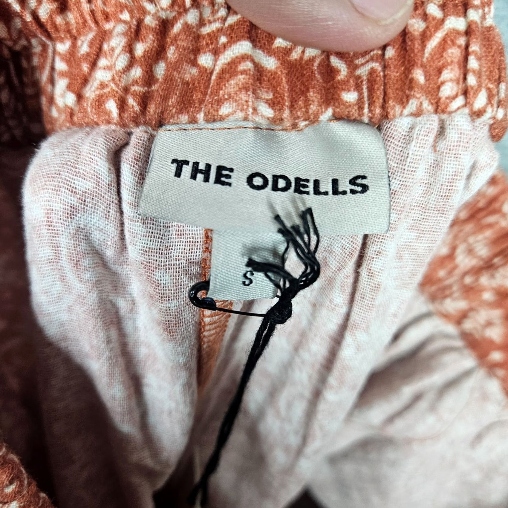 Anthropologie THE ODELLS Anthropologie Multicolor Floral Printed Straight Leg Pant pull on Size S Womens Regular Size 28" / US 6 / IT 42 - 6 Thumbnail