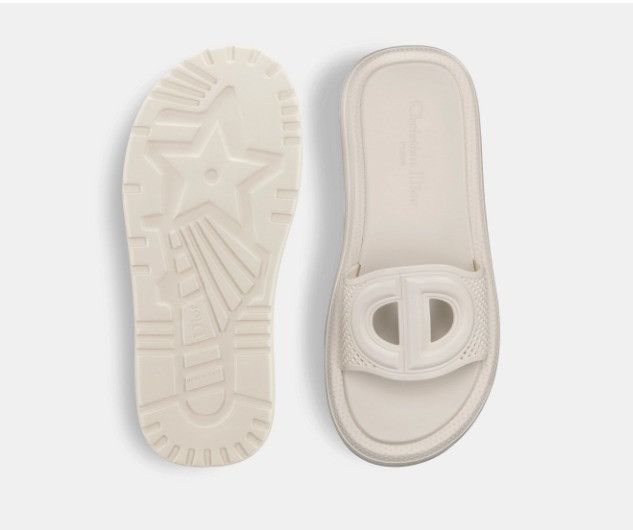 Dior o1w1db10425 KCO050R D-Club Slides in White Size US 12 / IT 42 - 4 Thumbnail