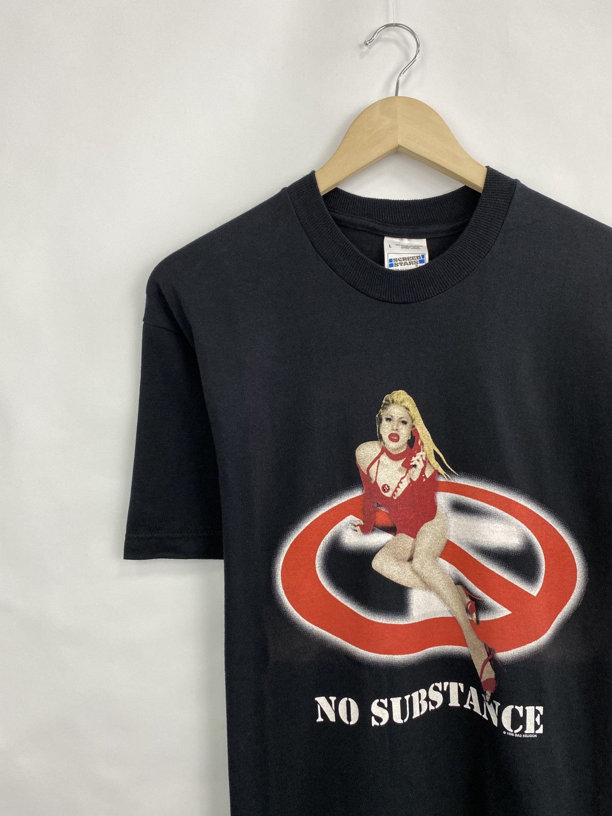 Band Tees × Metallica × Vintage Vintage 1998 Bad Religion No Substance Rock Bend Tee Rare Size US L / EU 52-54 / 3 - 2 Thumbnail