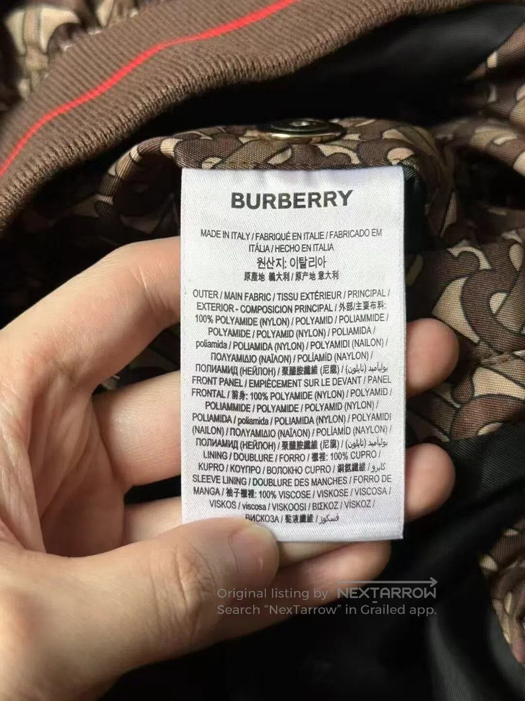 Burberry Burberry All-Over Print Bomber Jacket| Size XS / US 0-2 / IT 36-38 - 4 Thumbnail