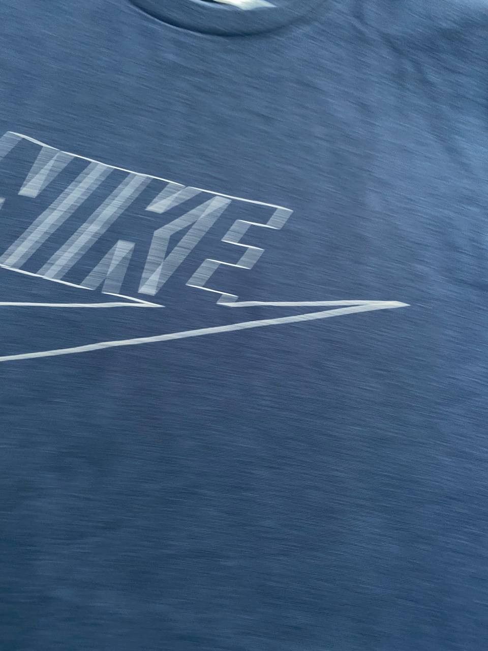 Nike × Vintage Vintage Nike T-Shirt Big Logo Swoosh Black 2000s Size US L / EU 52-54 / 3 - 12 Thumbnail