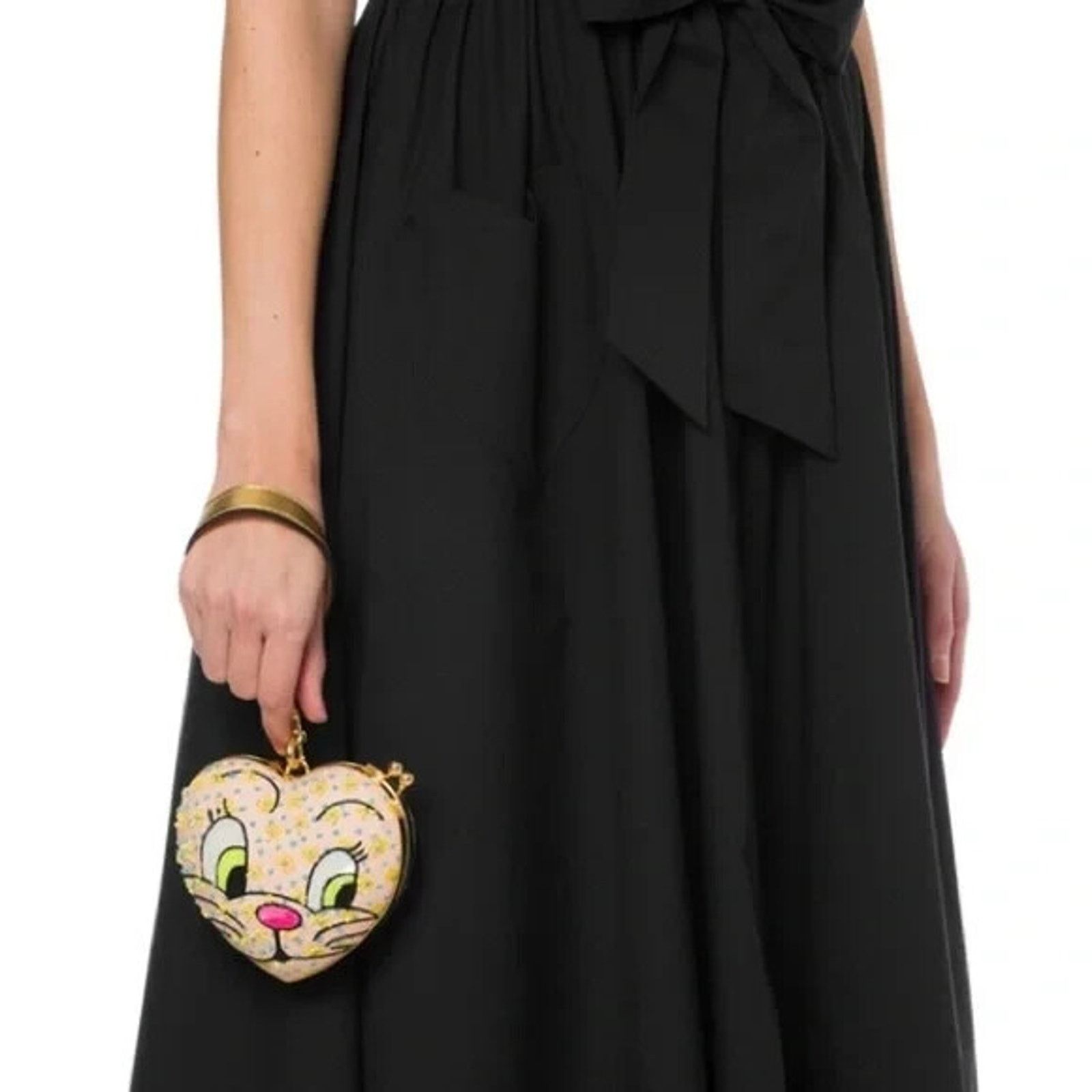 Moschino SS22 MOSCHINO Couture Jeremy Scott Cat Face Heart Shaped Bag Size ONE SIZE - 2 Thumbnail
