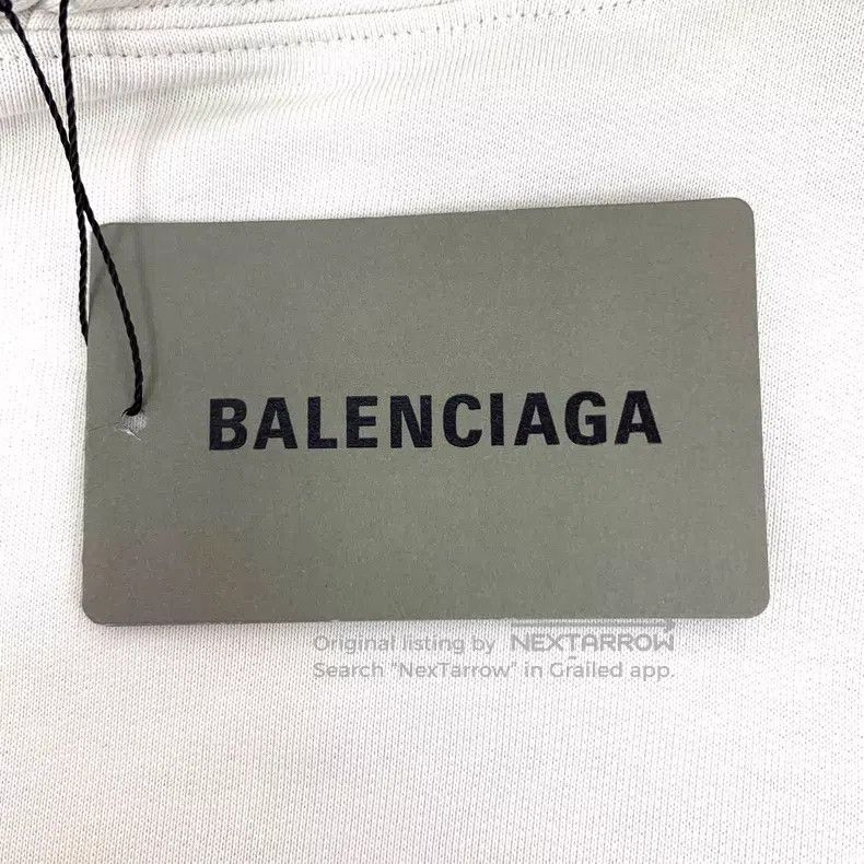 Balenciaga Balenciaga Ivory White Logo Letter Embroidered Cotton Hood Size US L / EU 52-54 / 3 - 6 Thumbnail