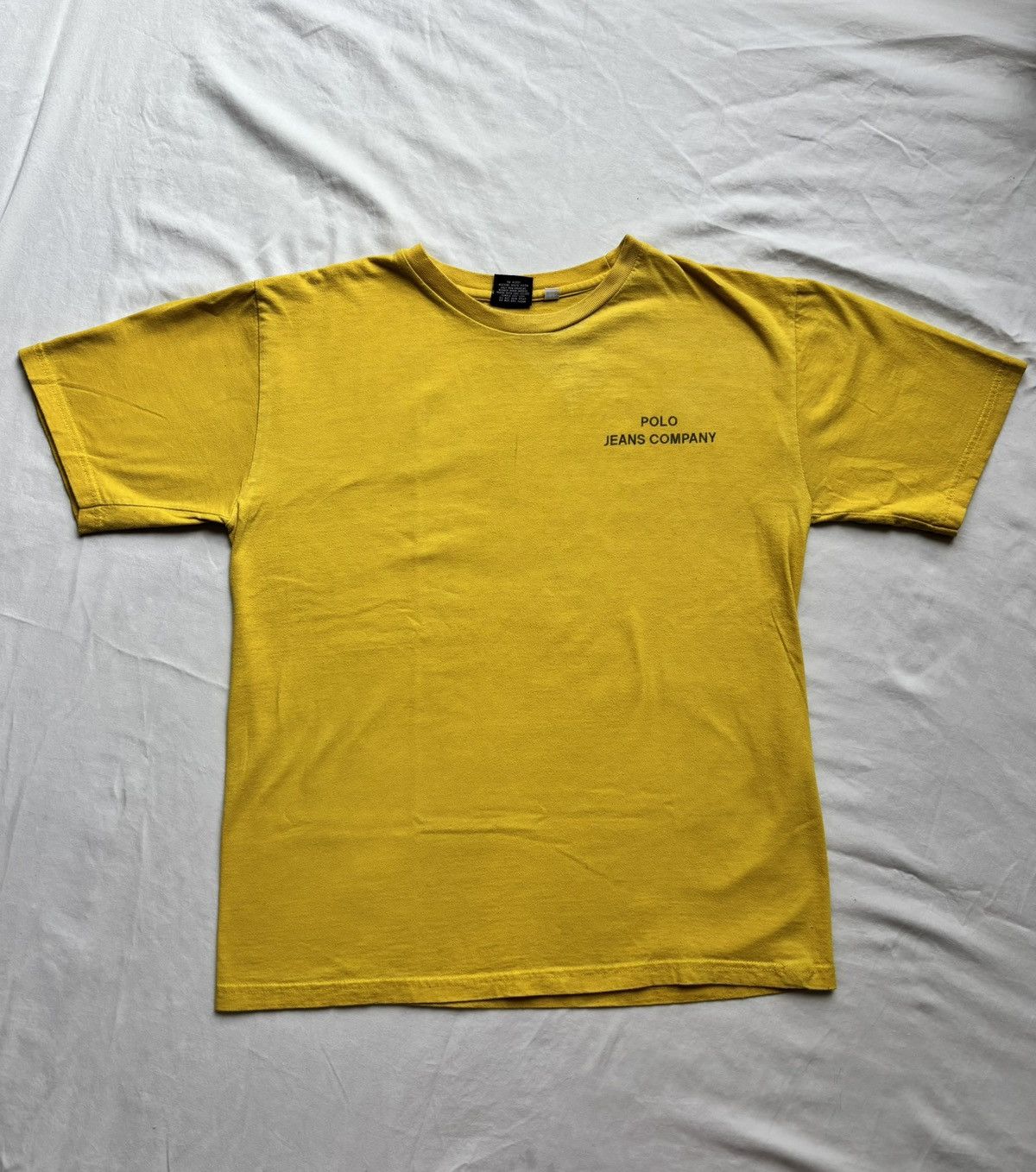 Polo Sport Ralph Lauren Vintage Yellow Tee – Minimal Logo