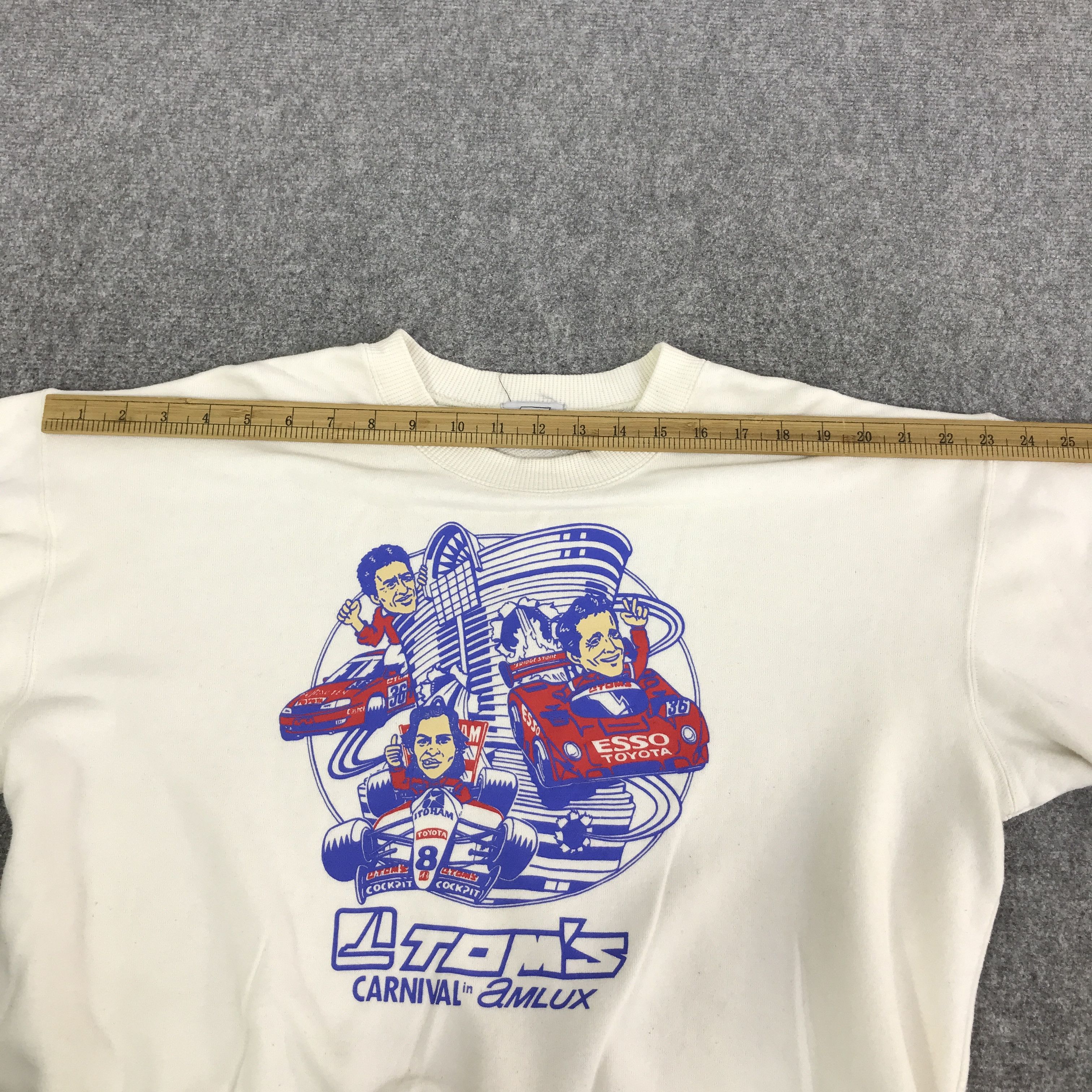 Toms Vintage Tom's Racing Toyota sweatshirt K96B13 Size US L / EU 52-54 / 3 - 5 Thumbnail