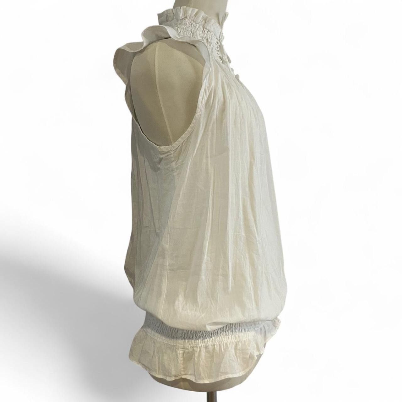 Other y2k romantic coquette white blouse with open back detail🌹 Size S / US 4 / IT 40 - 5 Thumbnail