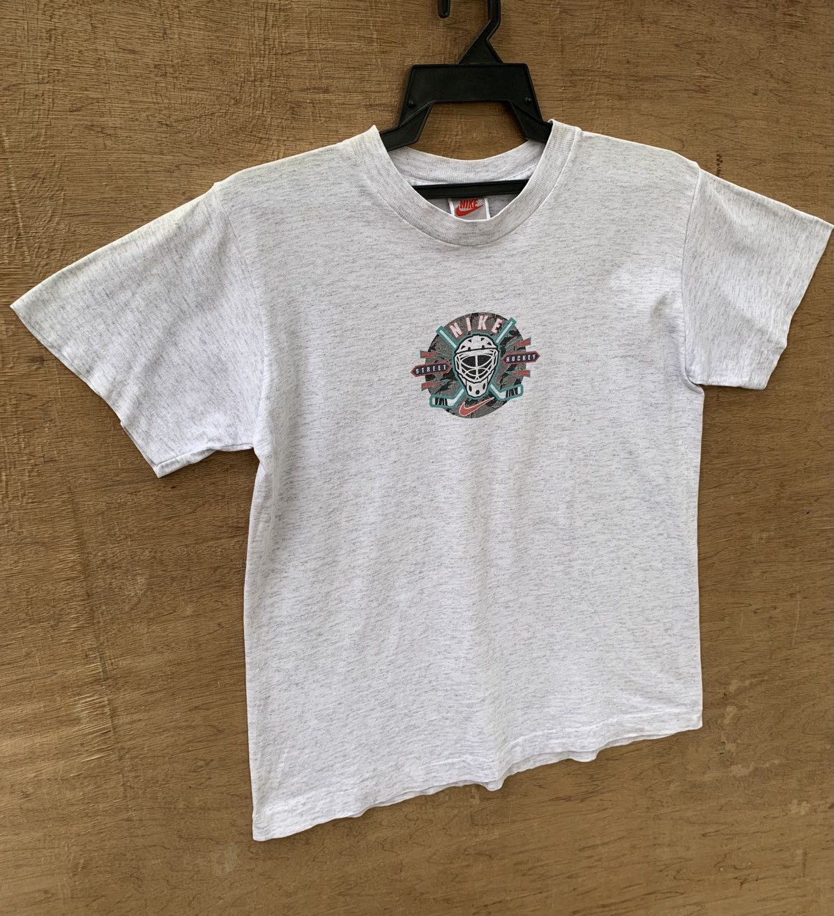 Nike Vintage 90’s Nike Street Hockey T Shirt Size US S / EU 44-46 / 1 - 10 Thumbnail