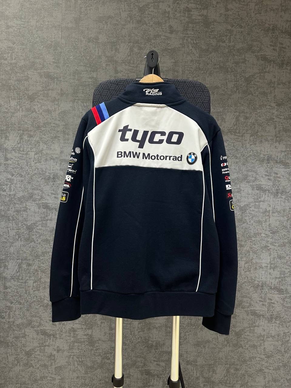 BMW × Vintage Vintage BMW Tuco Motorrad Racing Zip Hoodie Size US L / EU 52-54 / 3 - 7 Thumbnail