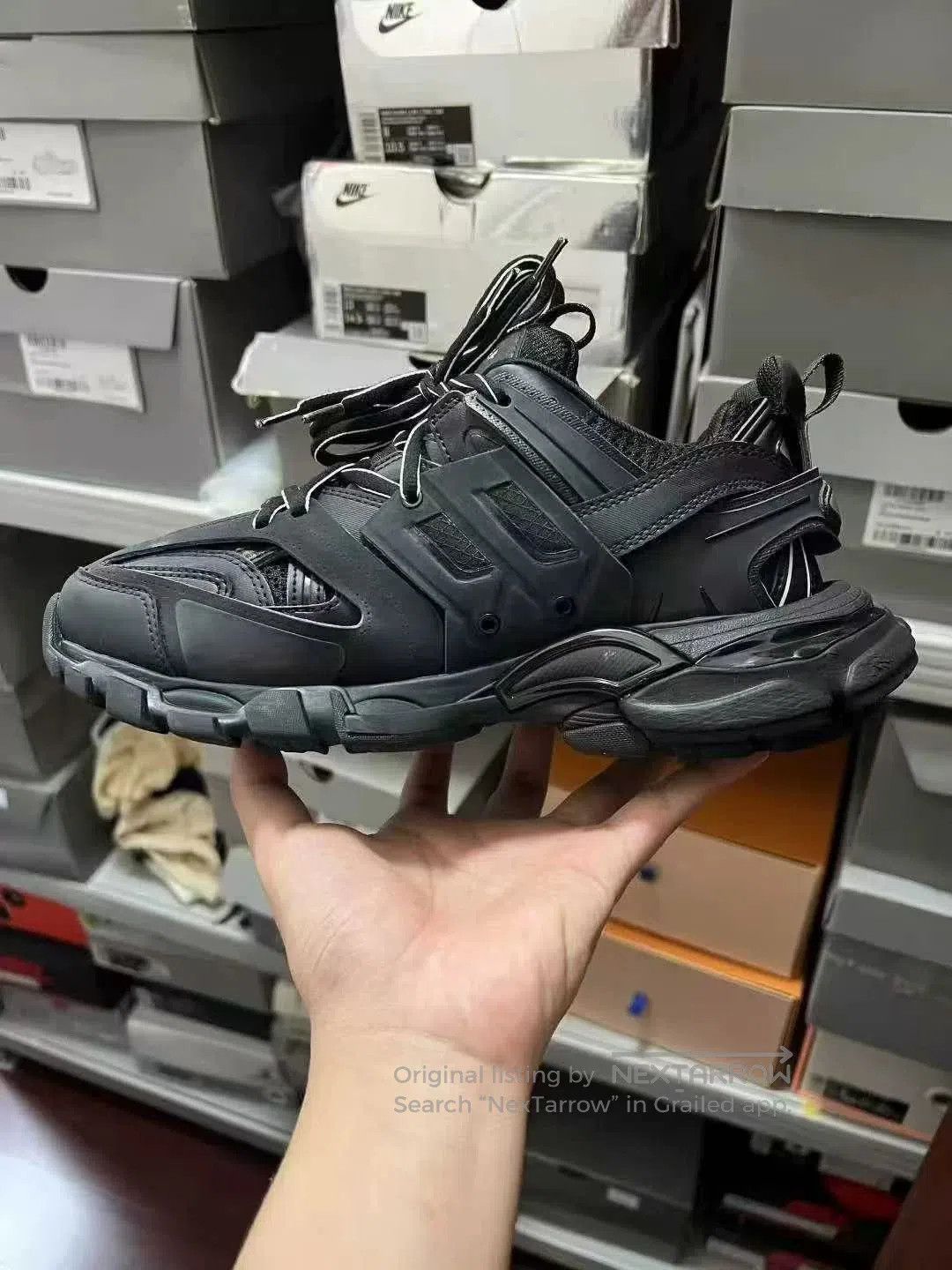 Balenciaga balenciaga track black athletic sneakers size 38. Size US 7.5 / EU 40-41 - 2 Thumbnail
