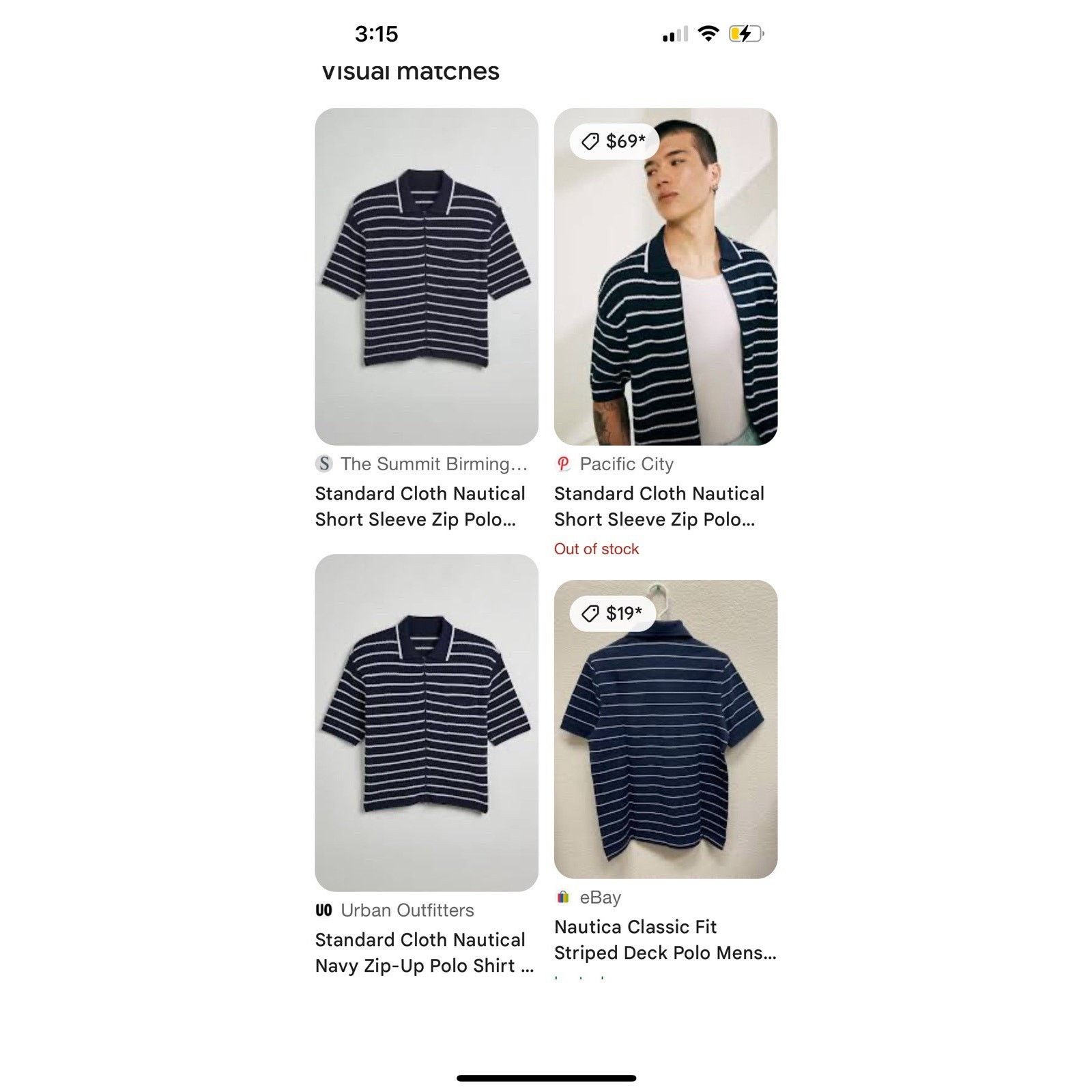 Standard Cloth Standard Cloth Nautical Zip-Up Polo Sweater Men’s Small Size US S / EU 44-46 / 1 - 6 Thumbnail